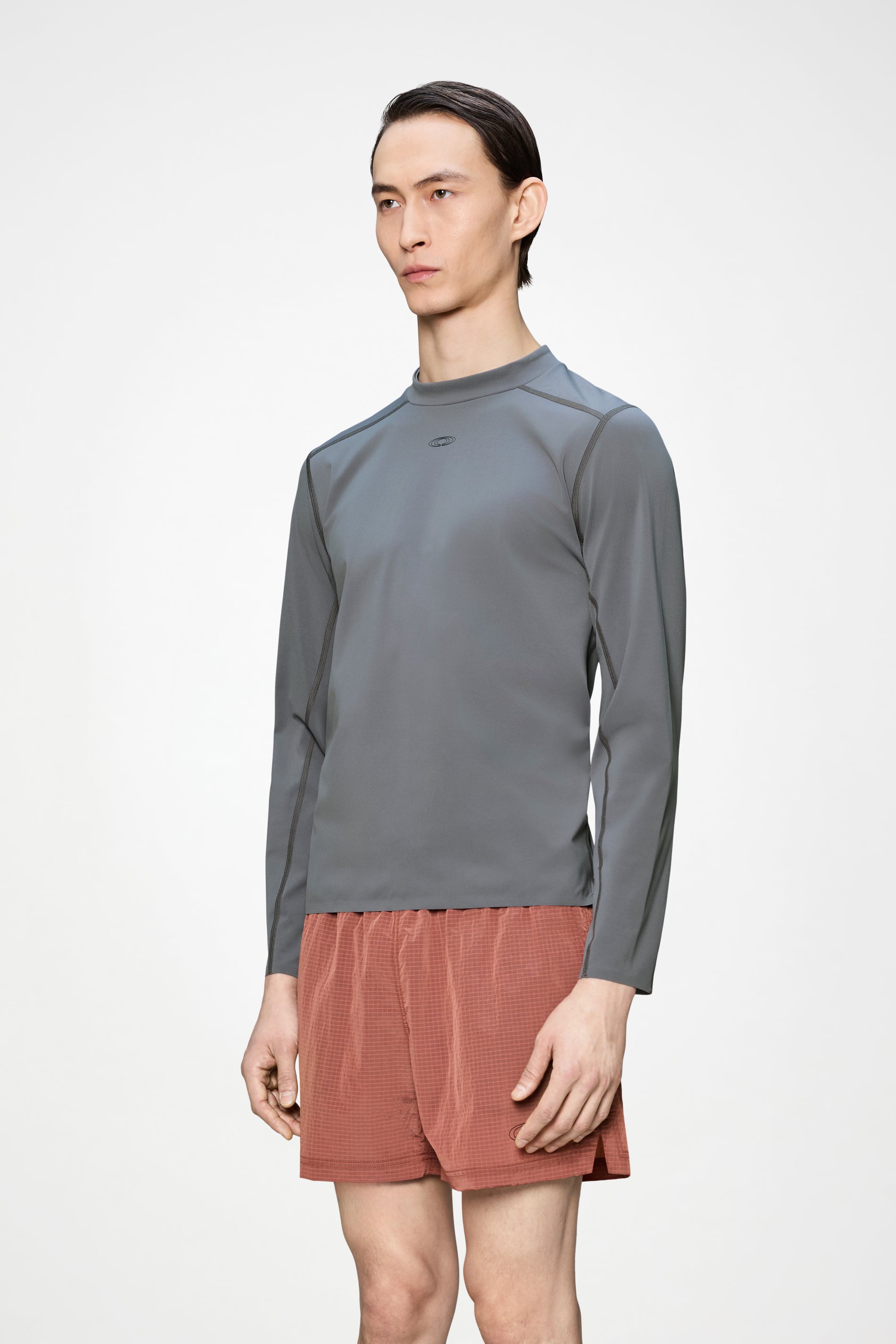 RAINS Warm-Up Long Sleeve Top Shadow Long Sleeve