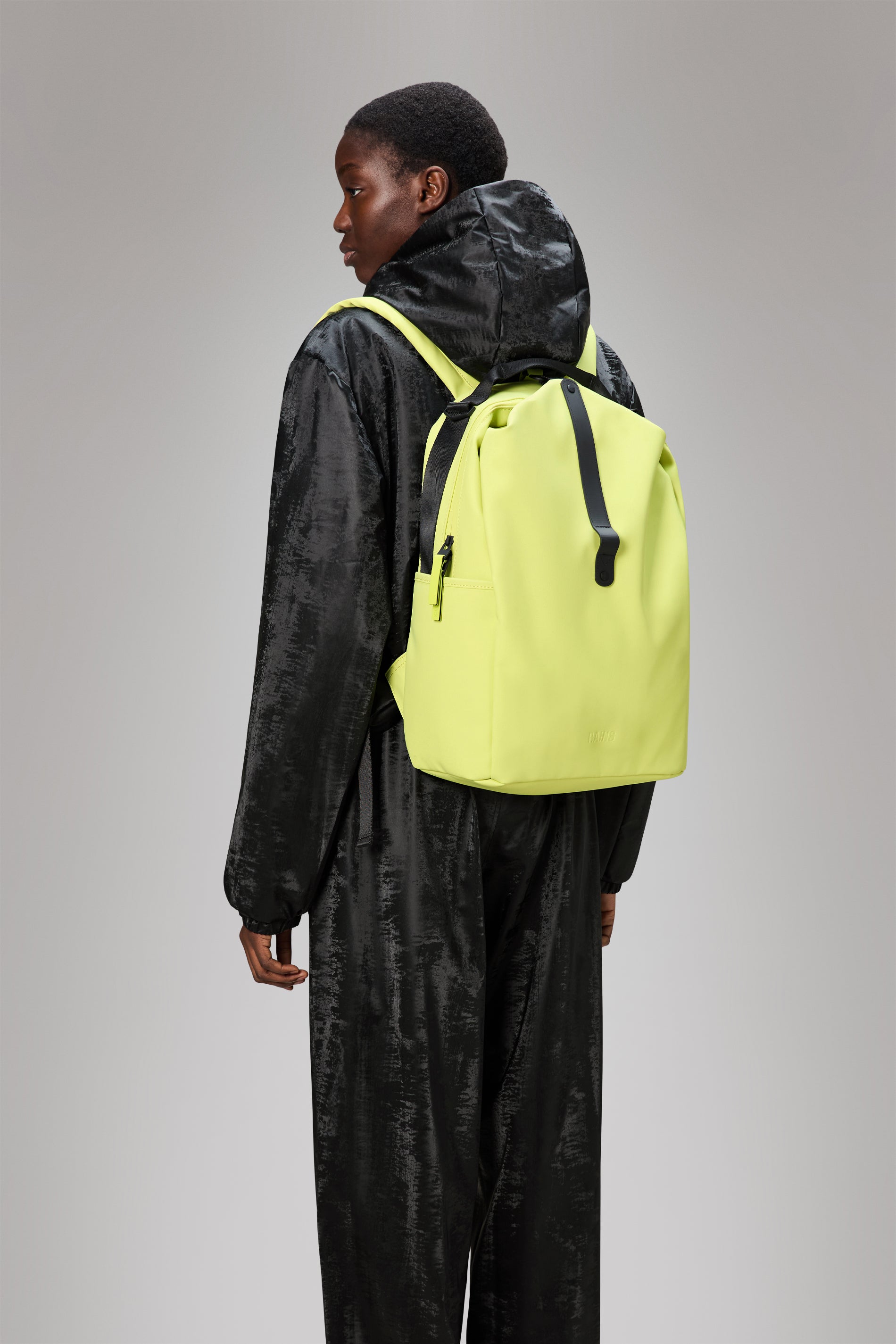 RAINS Clip Front Backpack Acid Backpack