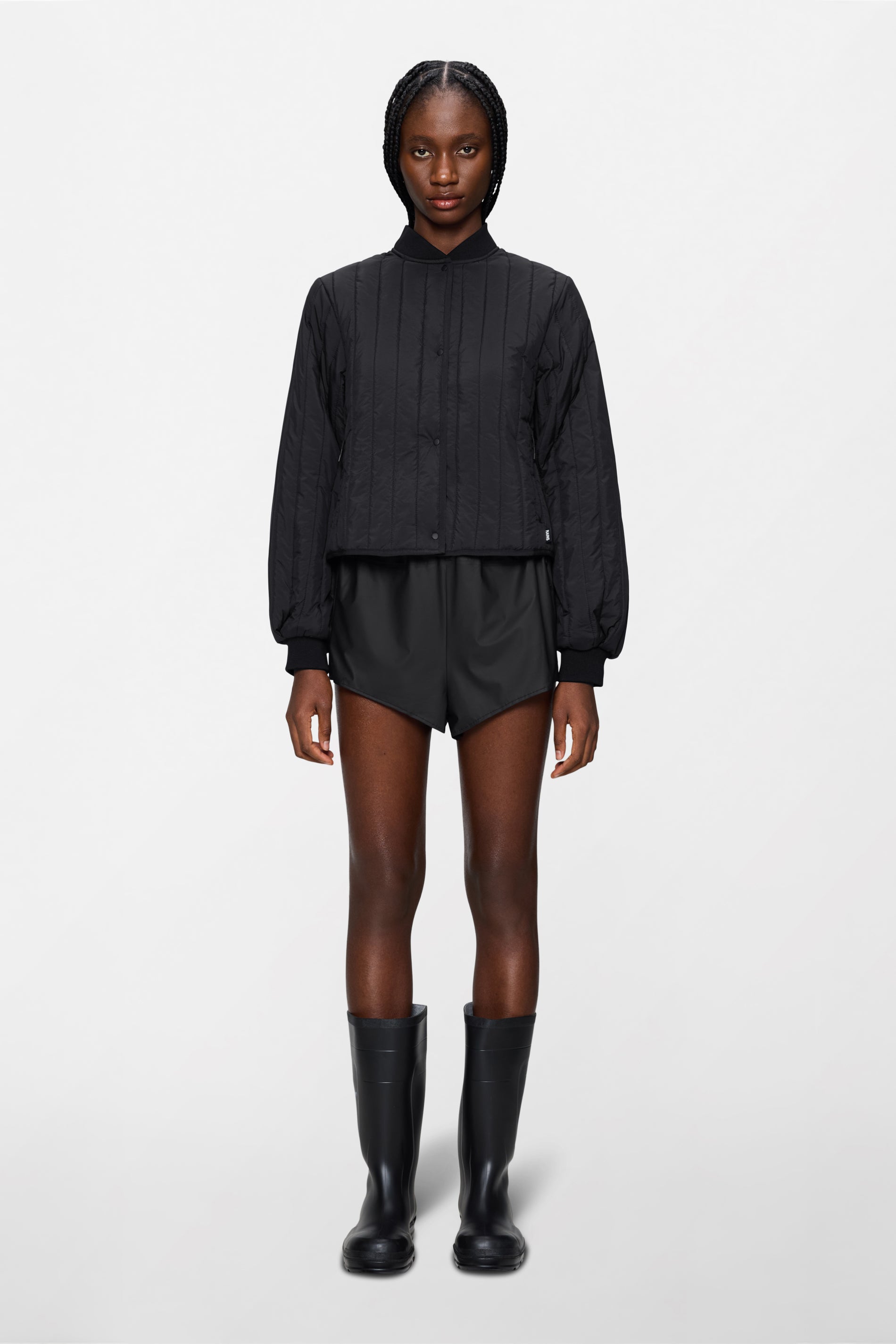 RAINS Banja Liner Bomber W Jacket Black Jacket