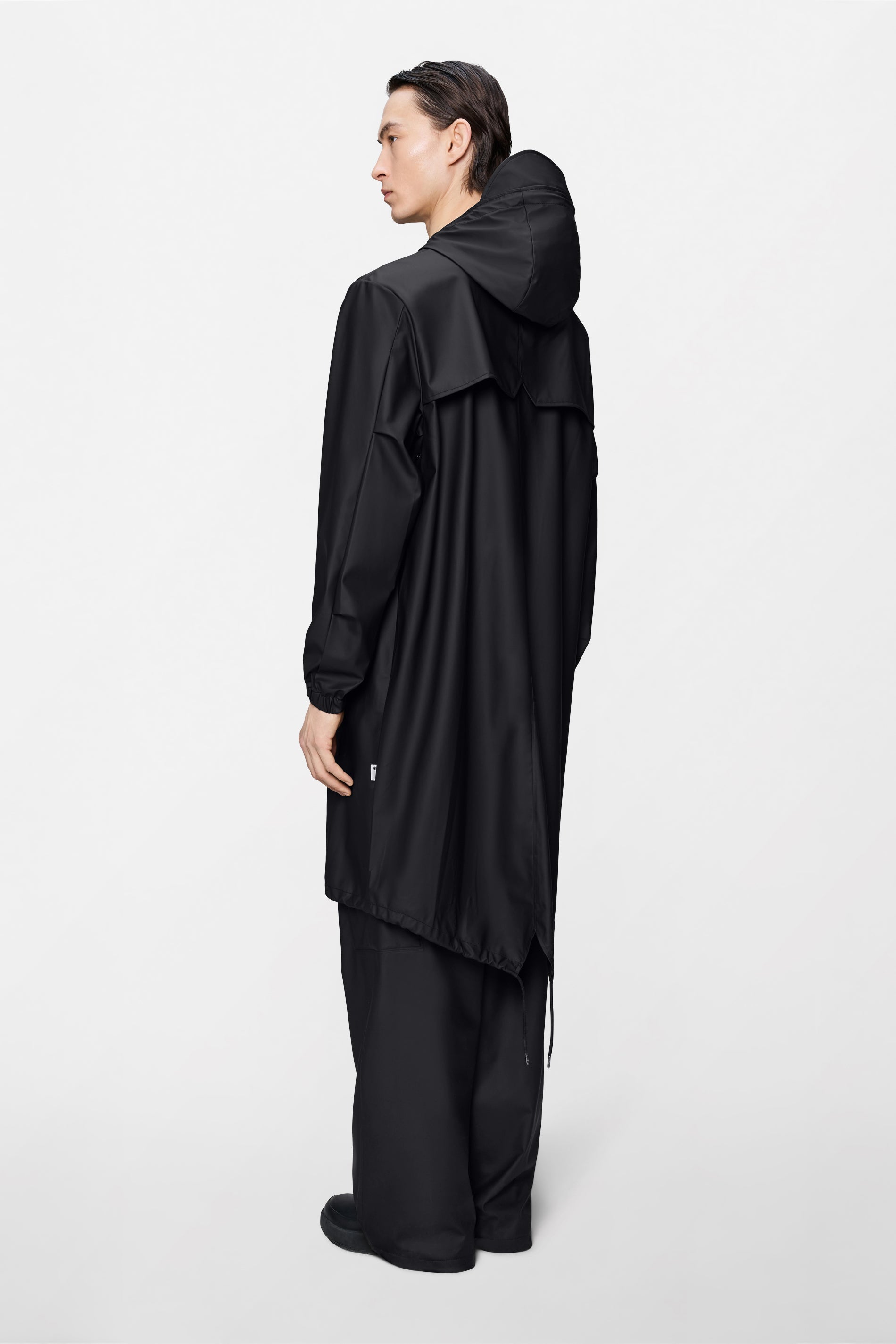 RAINS Fishtail Parka Black Jacket