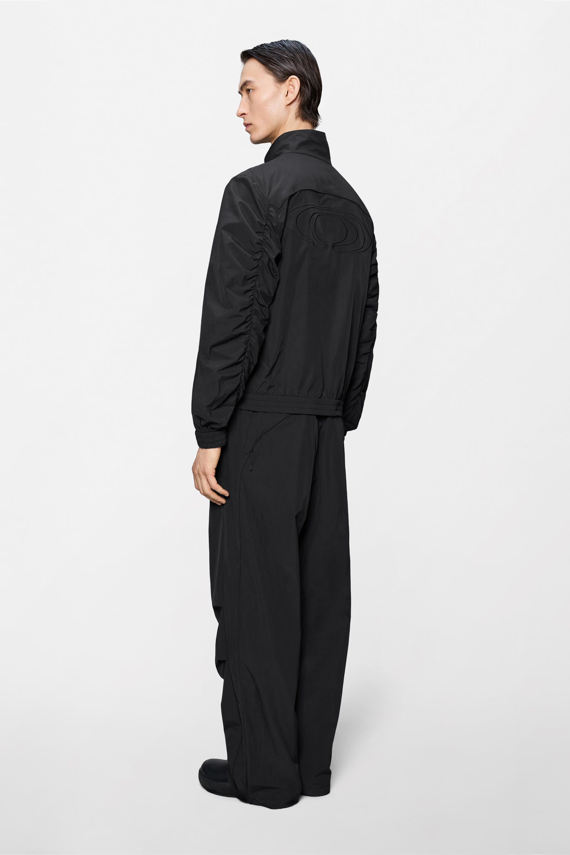 RAINS Cooldown Track Top Black Jacket