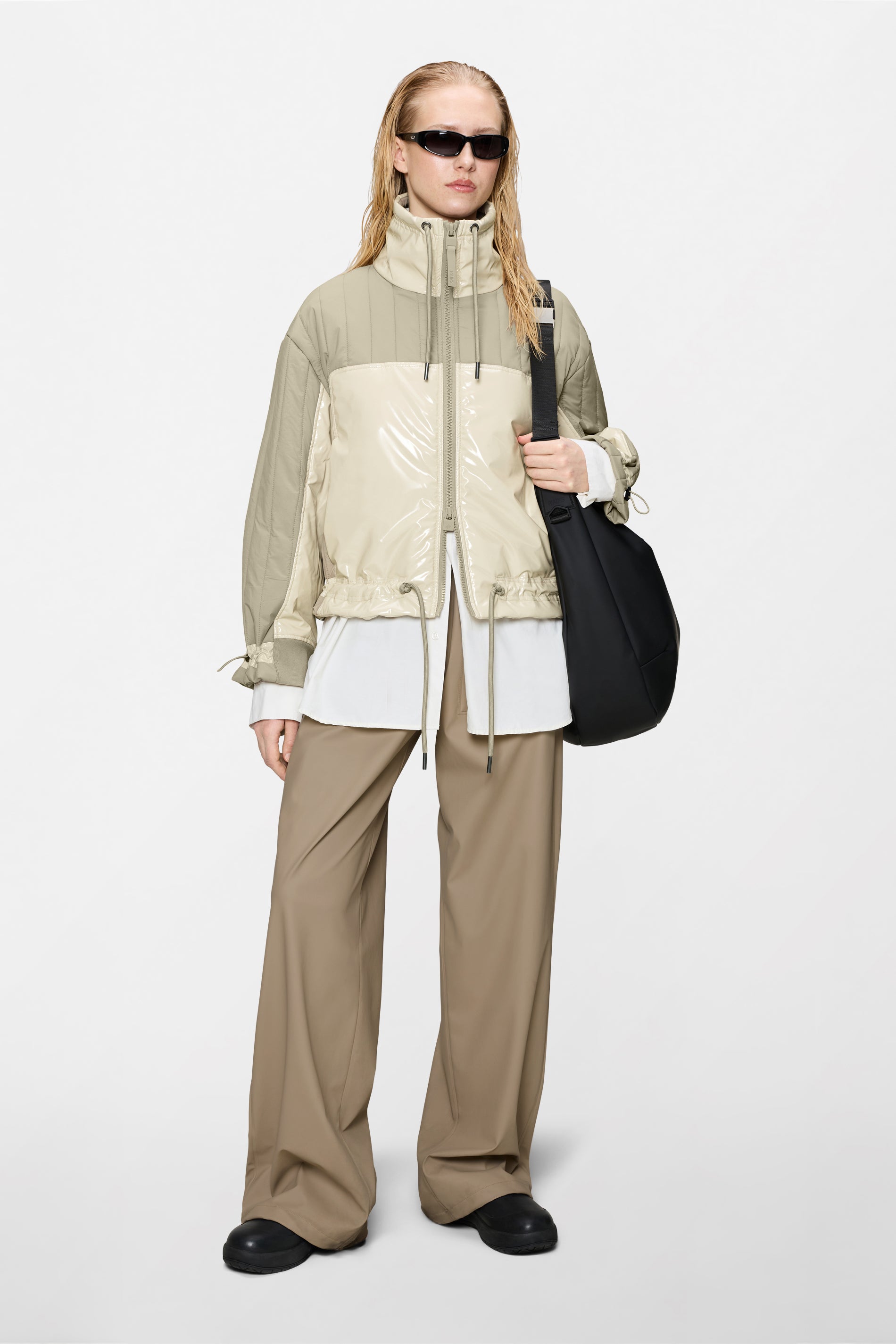 RAINS Koya Vision W Jacket Beige Jacket