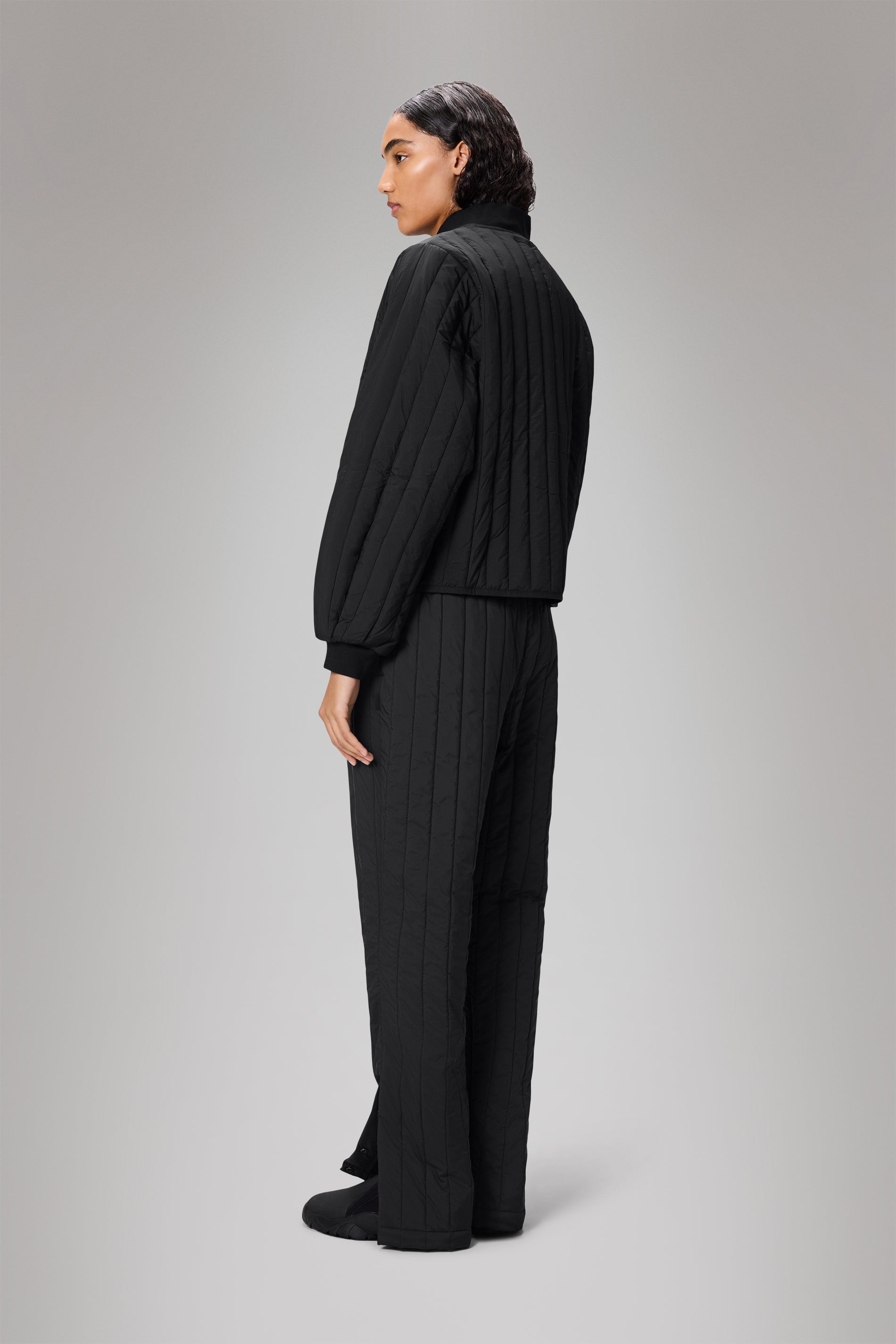 RAINS Banja Liner Bomber W Jacket Black Jacket