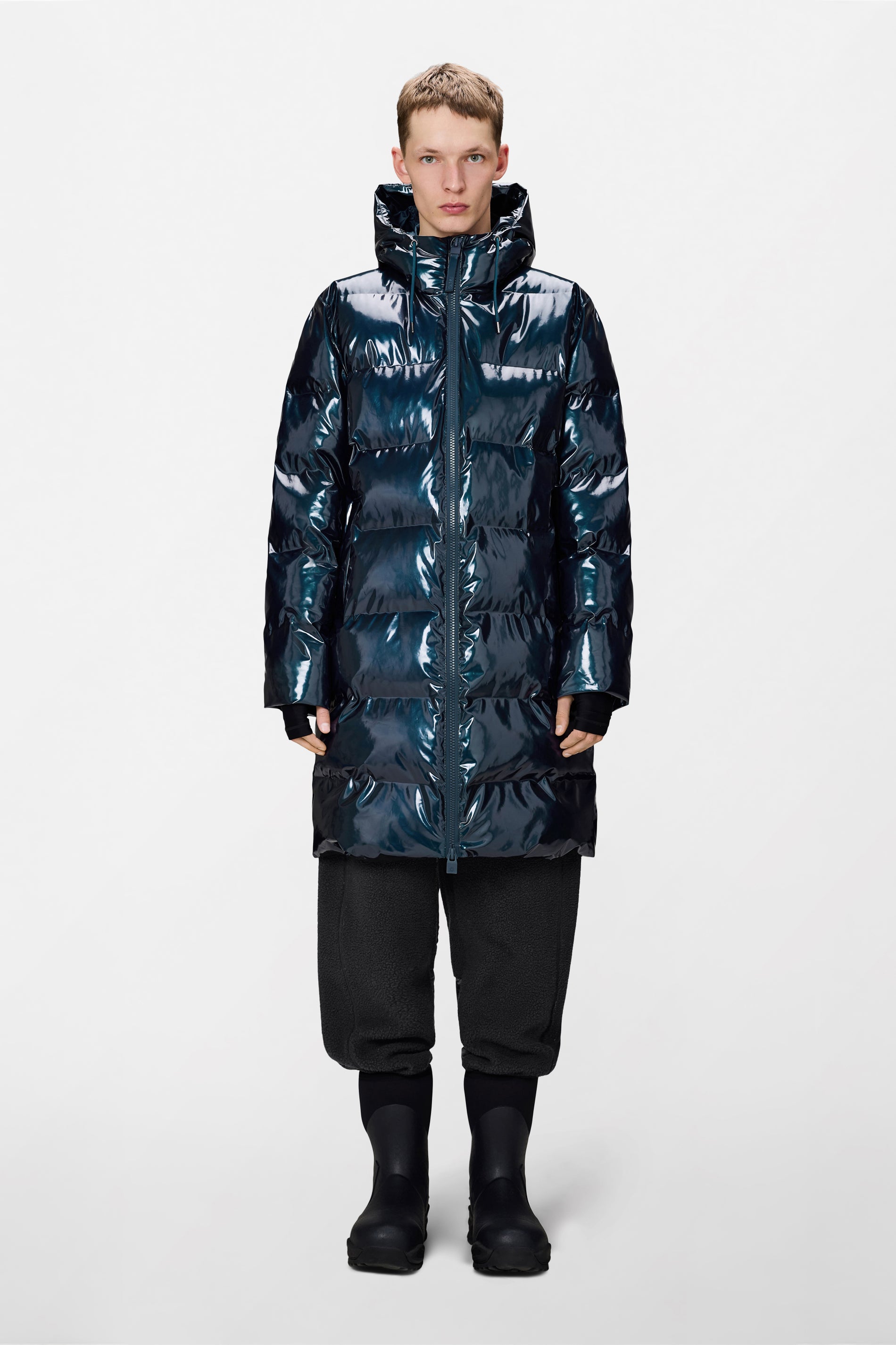 RAINS Alta Longer Puffer Jacket Spill Jacket