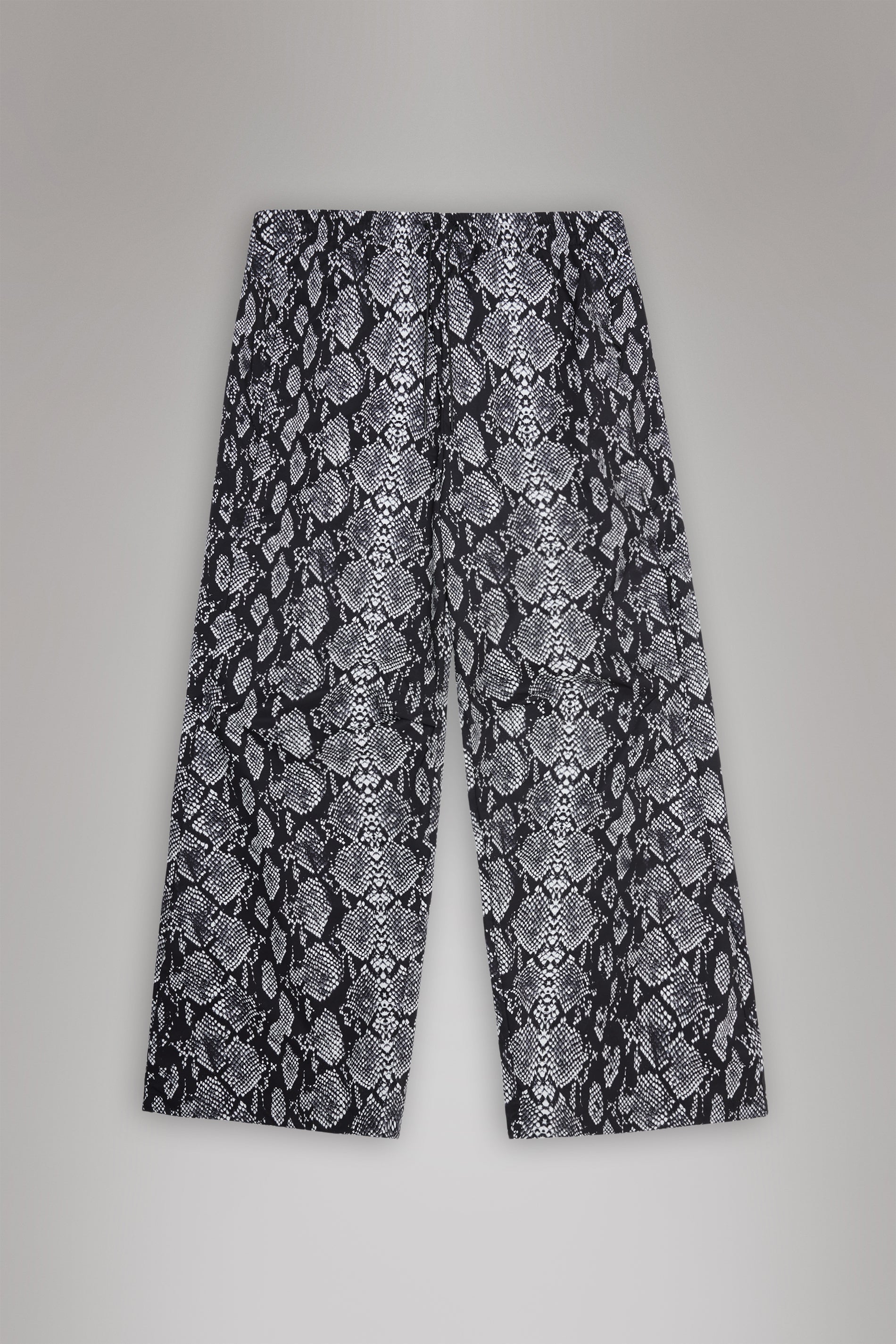 RAINS Snake Mito Pants Wide Black Pants