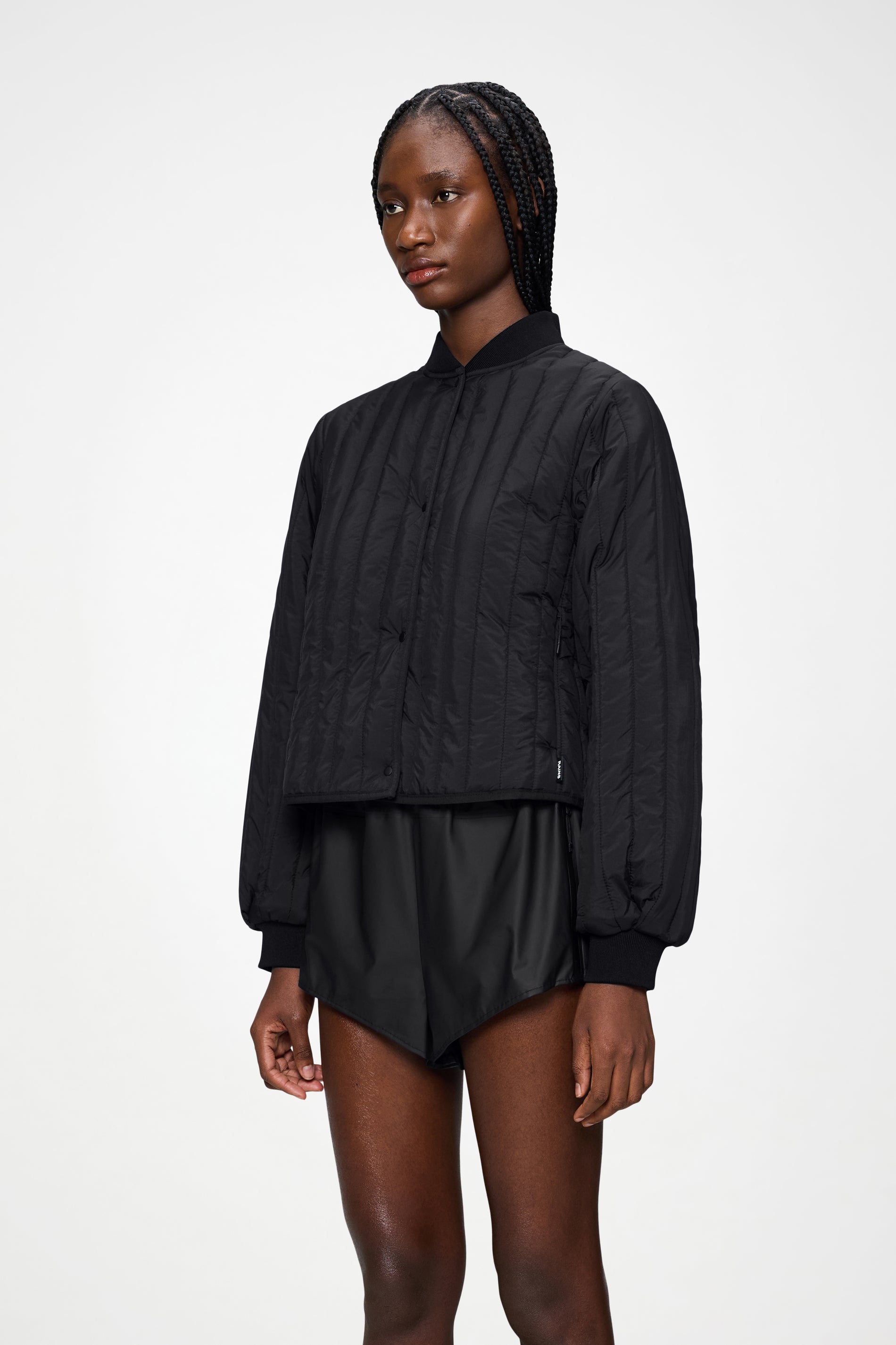 RAINS Banja Liner Bomber W Jacket Black Jacket