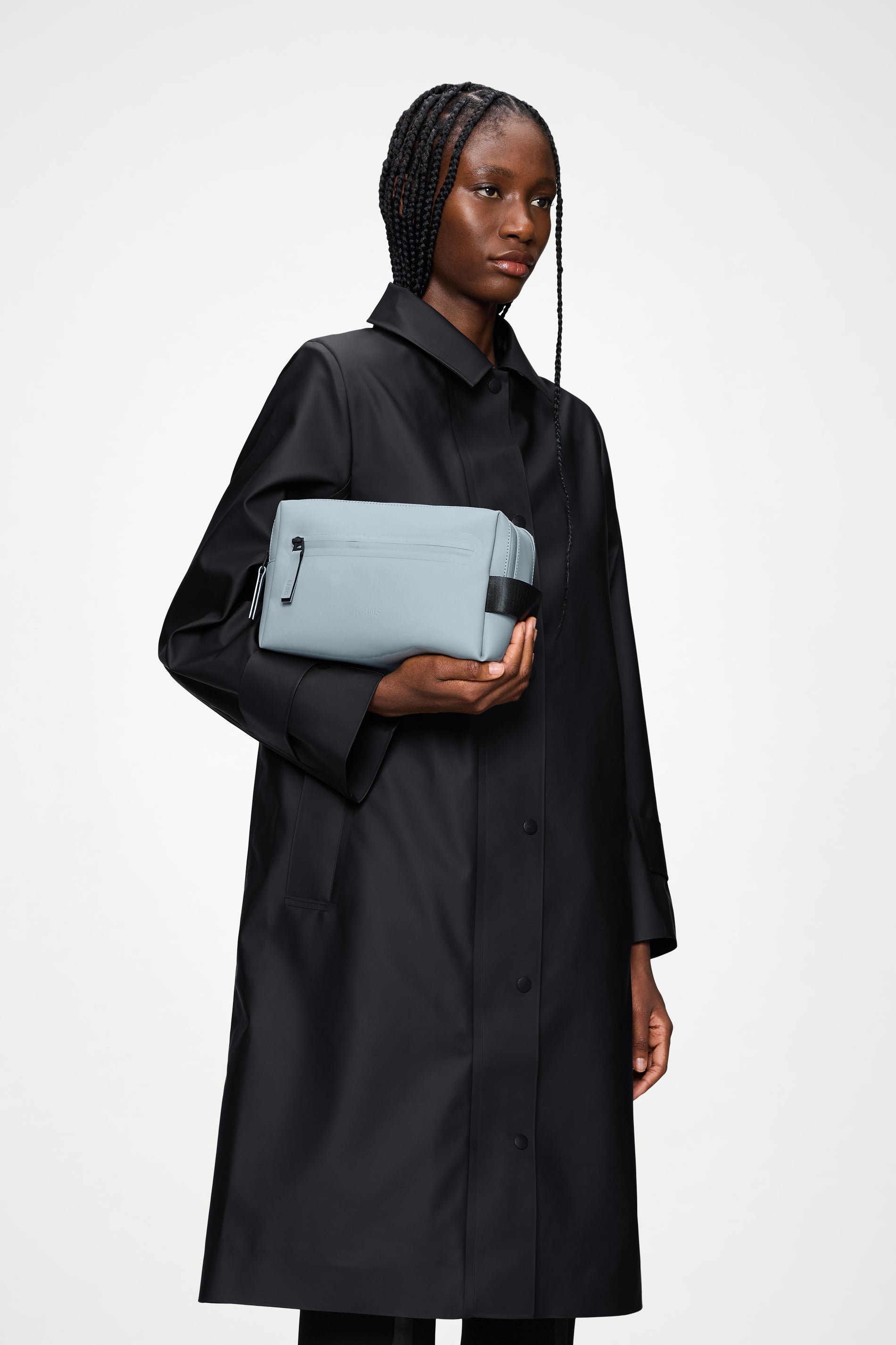 RAINS 2 Zip Wash Bag Pool 4.50L H16 x D11.50 x W24 cm Wash Bag