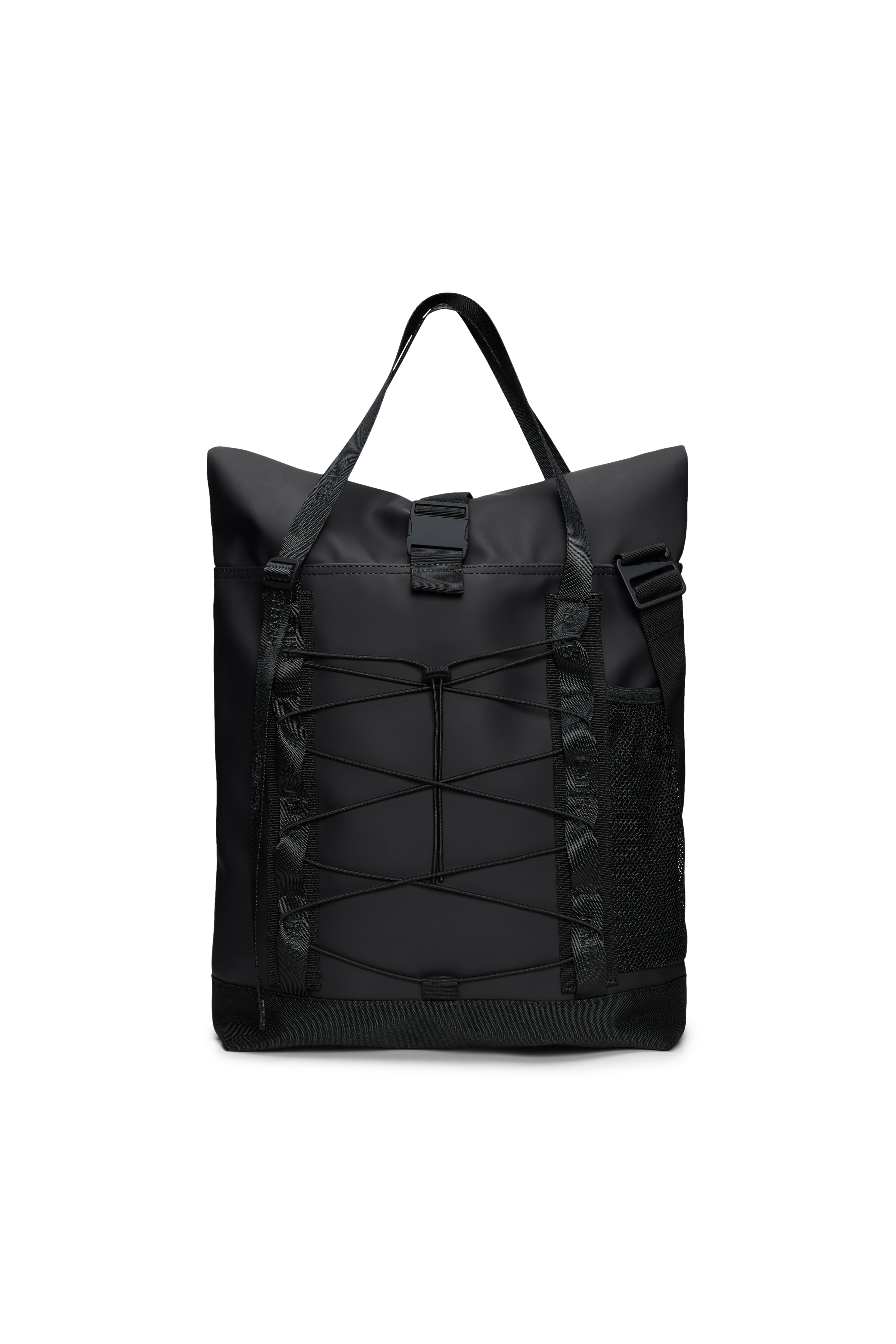 RAINS Trail Rolltop Tote Bag Black 23L H47 x D13 x W35 cm Tote