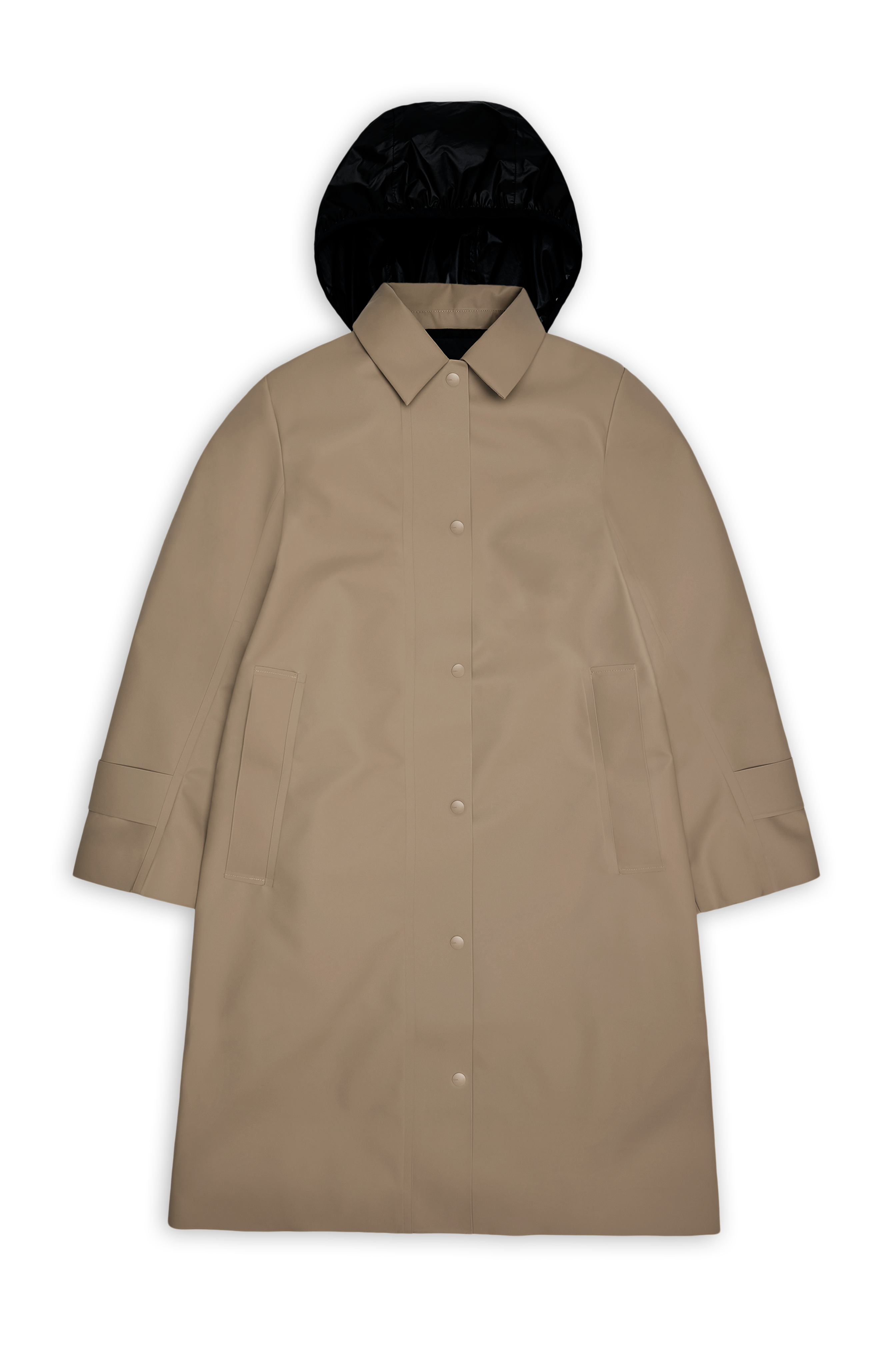 RAINS Nara Long W Jacket Beige Jacket