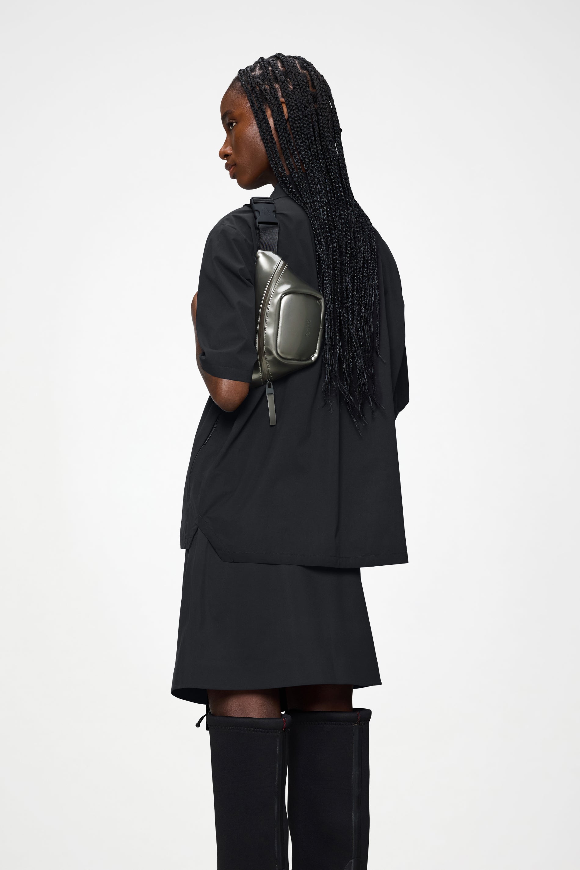 RAINS Bum Bag Micro Raven 1L H13 x D5.50 x W24 cm Bum bag