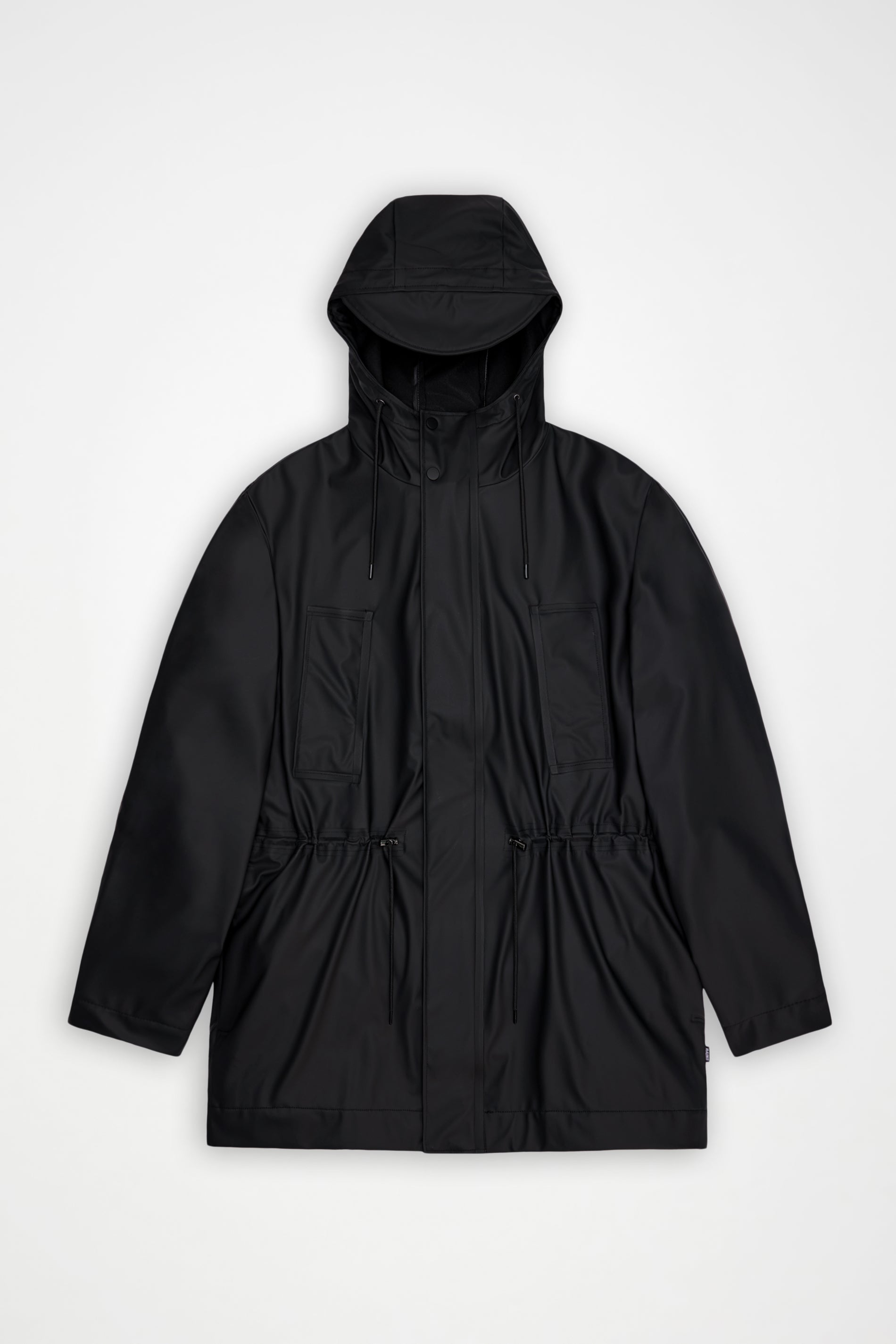 RAINS Bold Long Jacket Black Jacket
