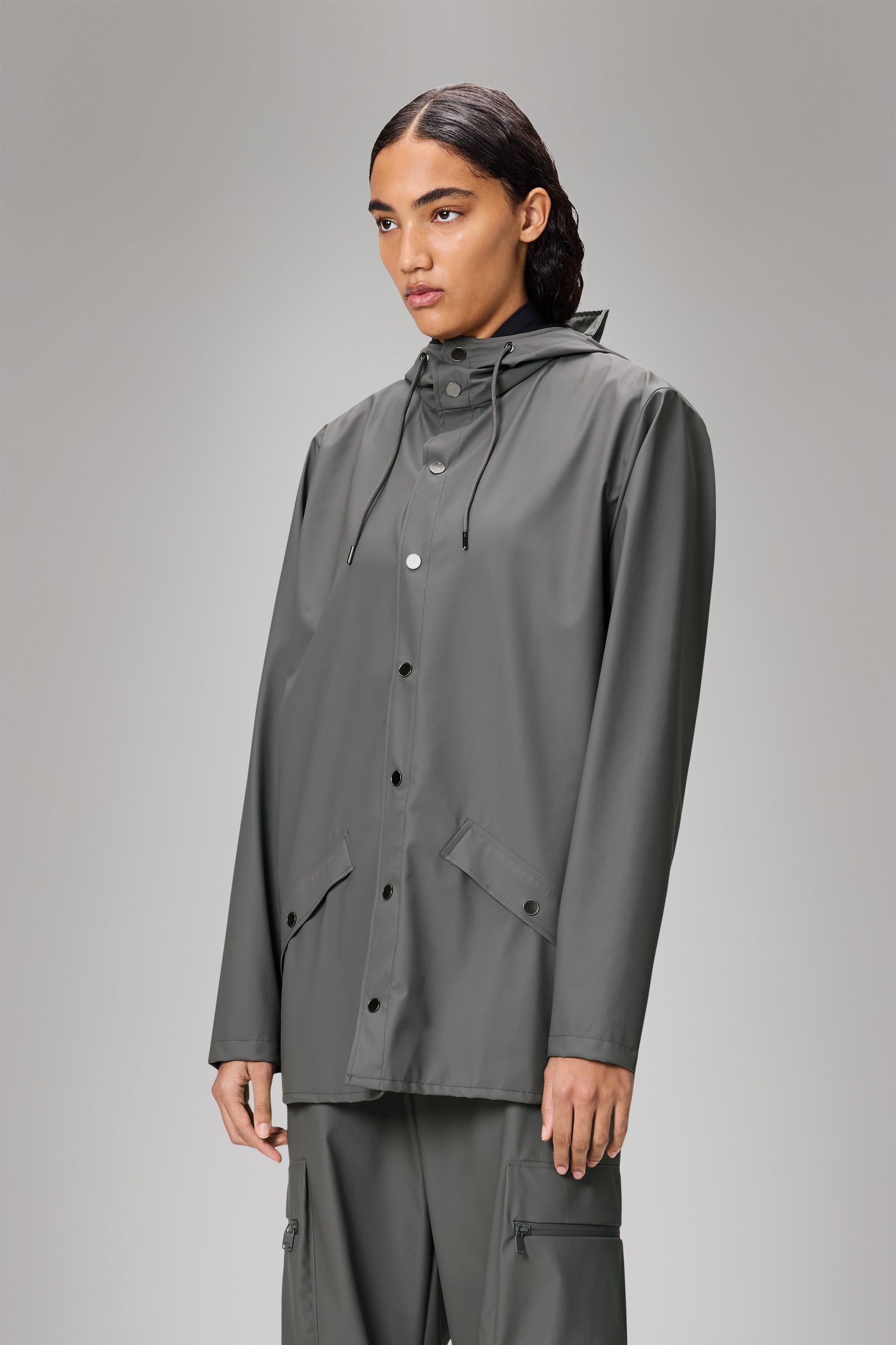 RAINS Jacket Grey Jacket
