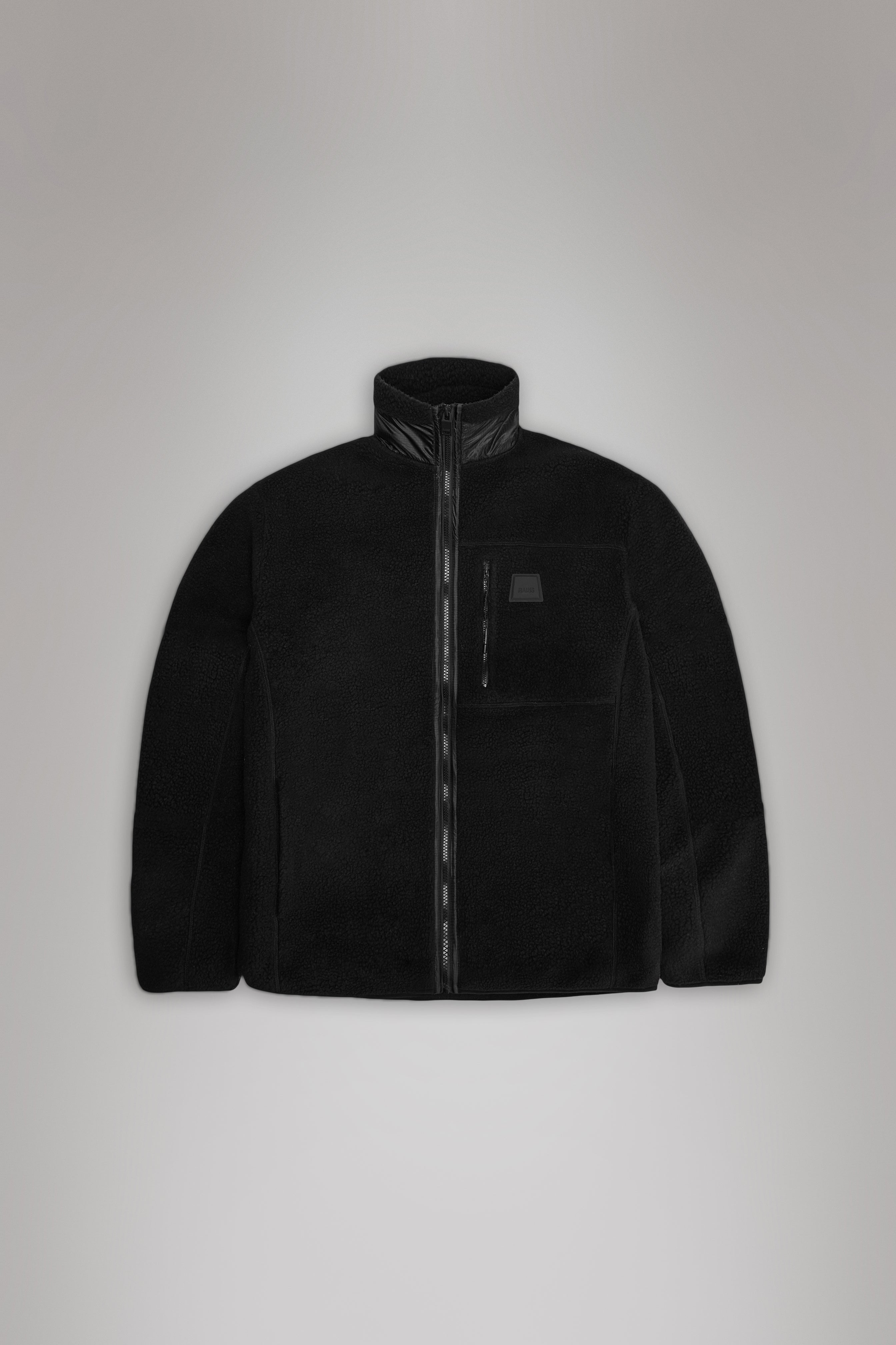 RAINS Yermo Fleece Jacket Black Jacket