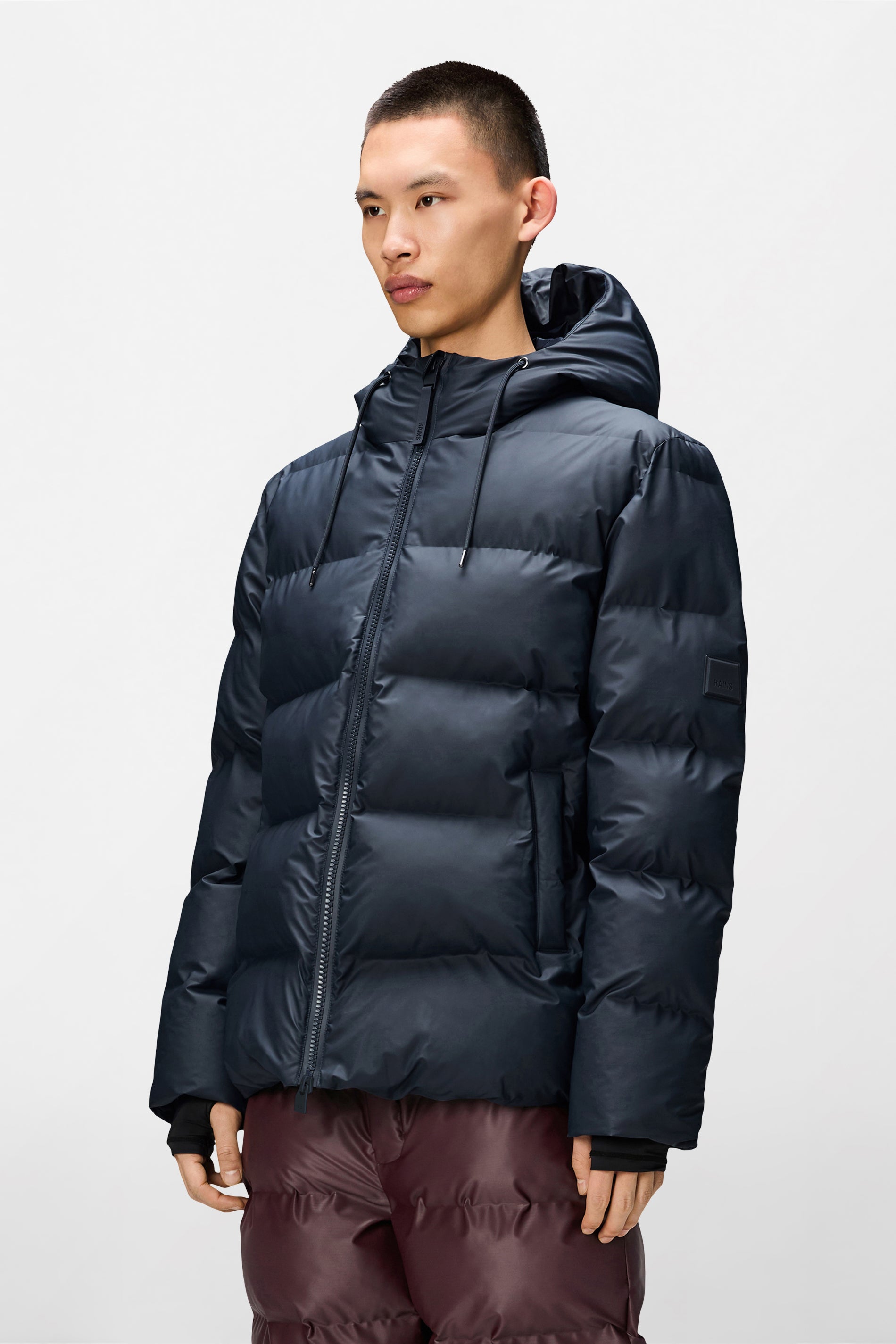 RAINS Alta Puffer Jacket Navy Jacket