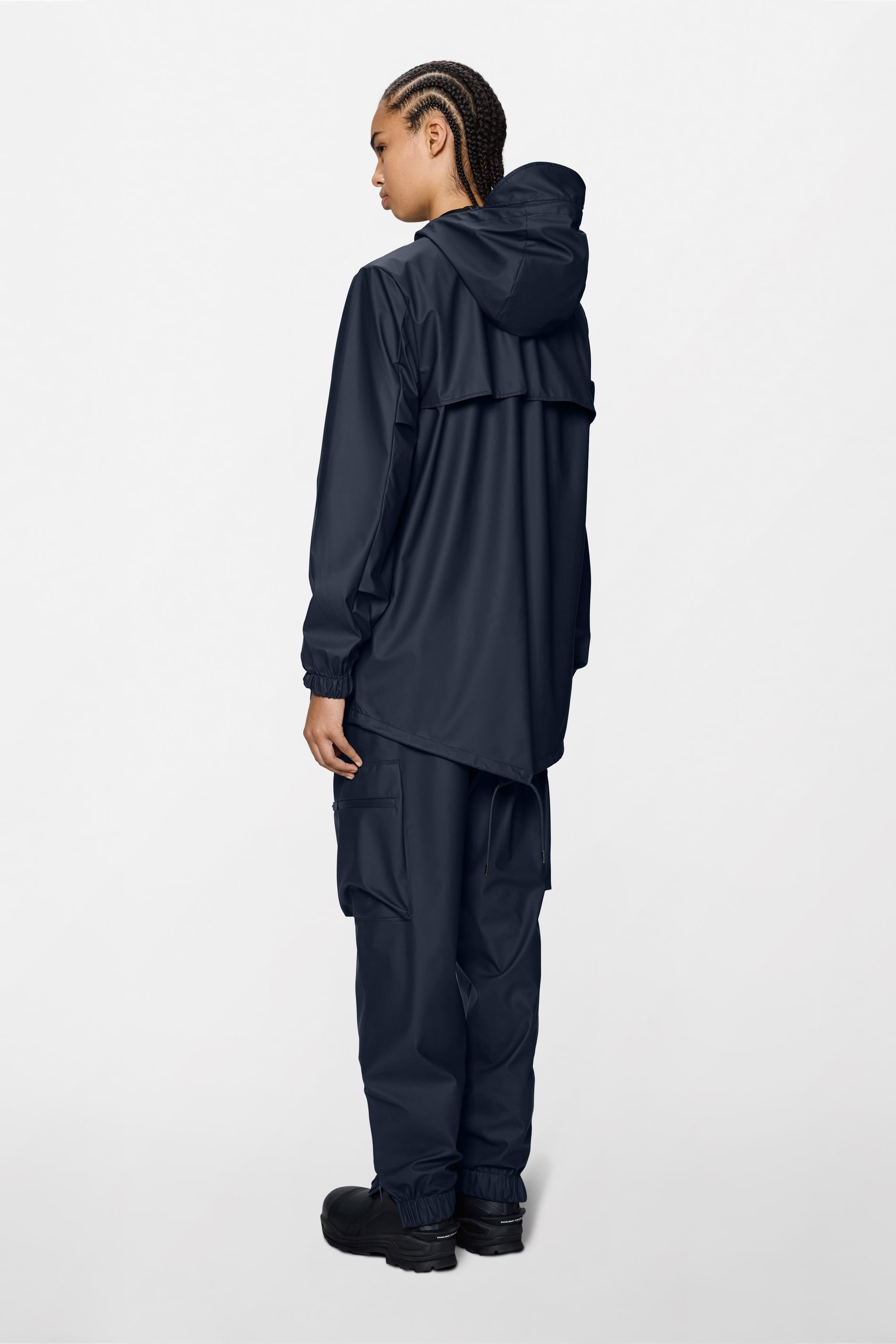 RAINS Fishtail Jacket Navy Jacket