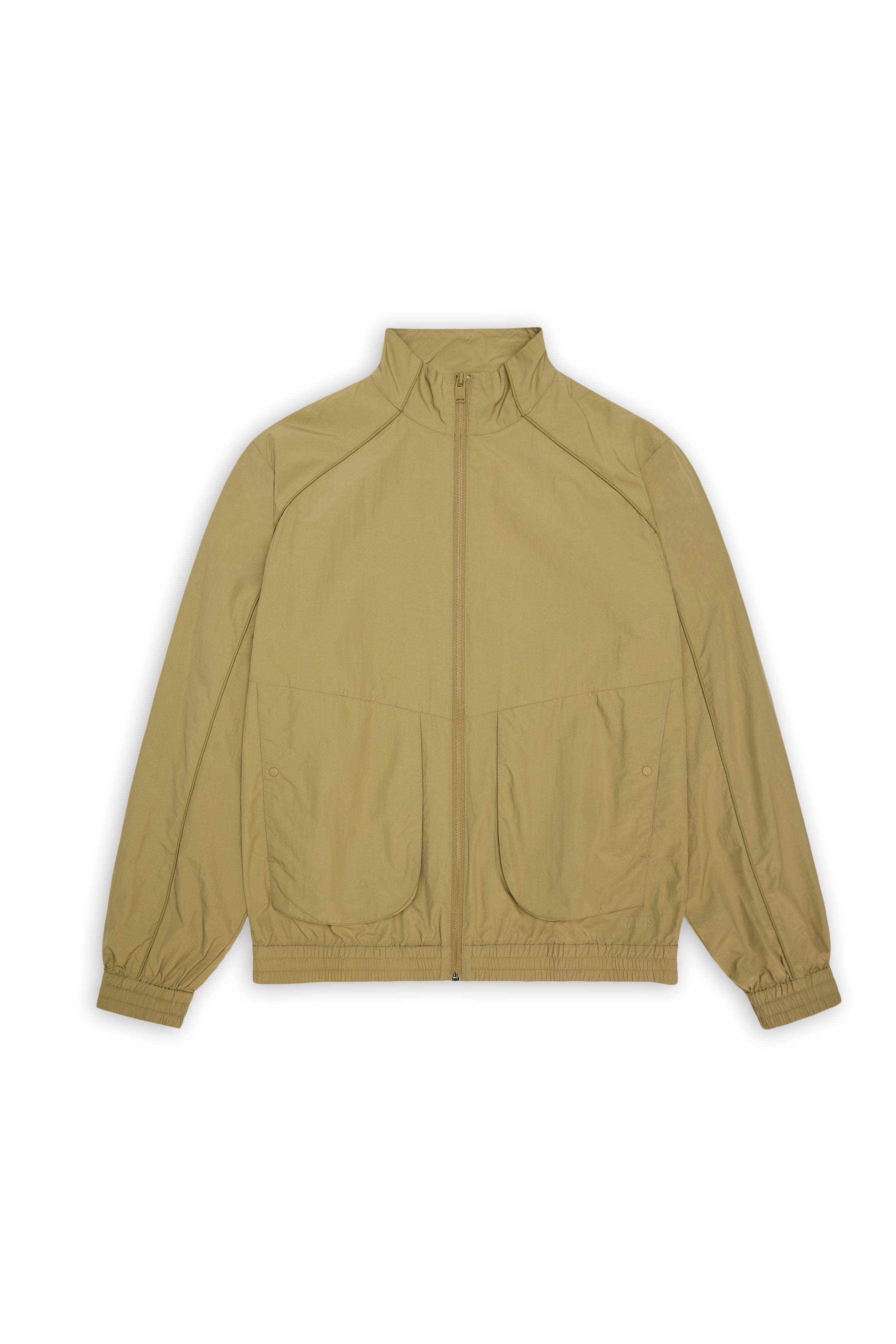 RAINS Cooldown Pocket Track Top Fawn Jacket