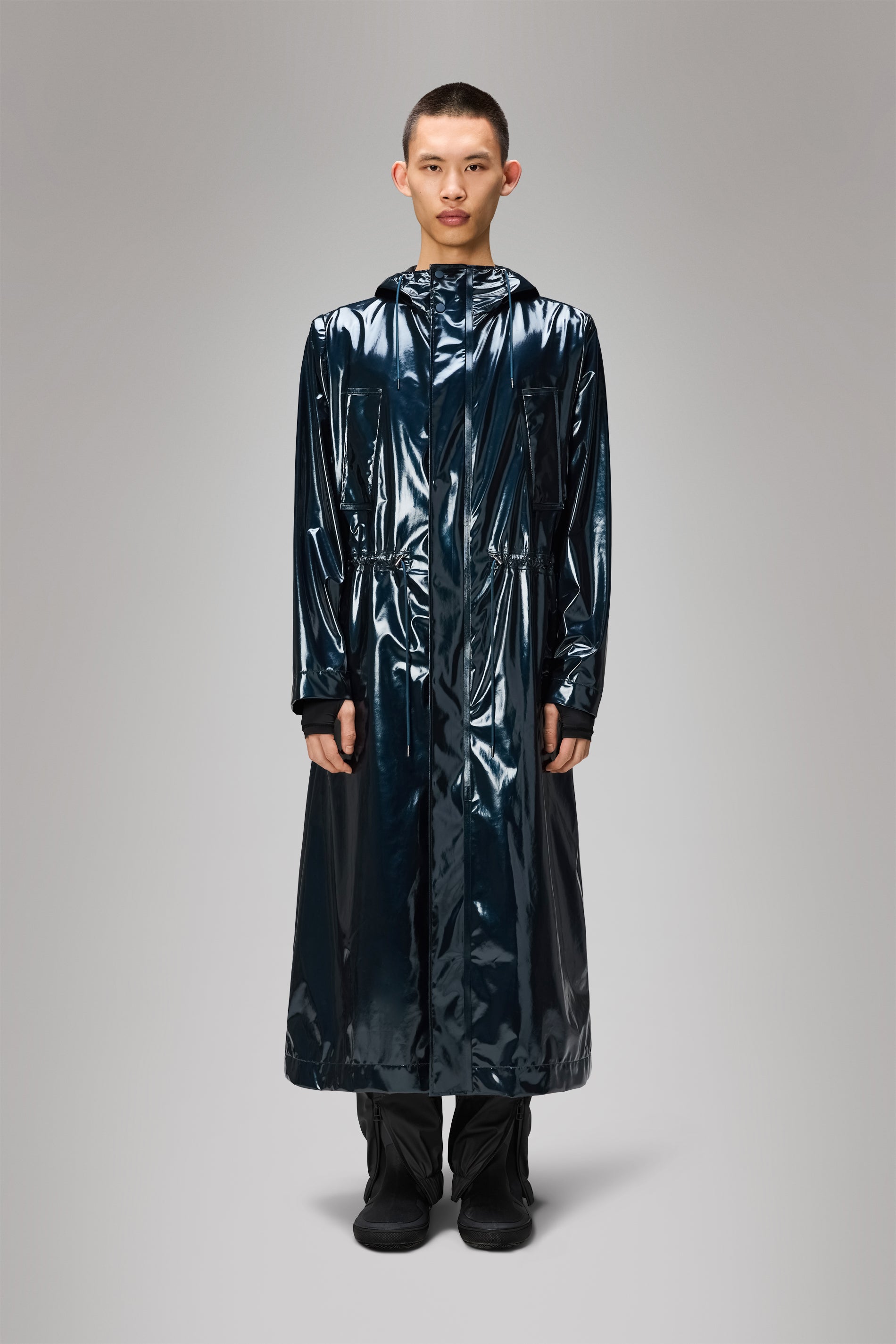 RAINS Bold Longest Jacket Spill Jacket