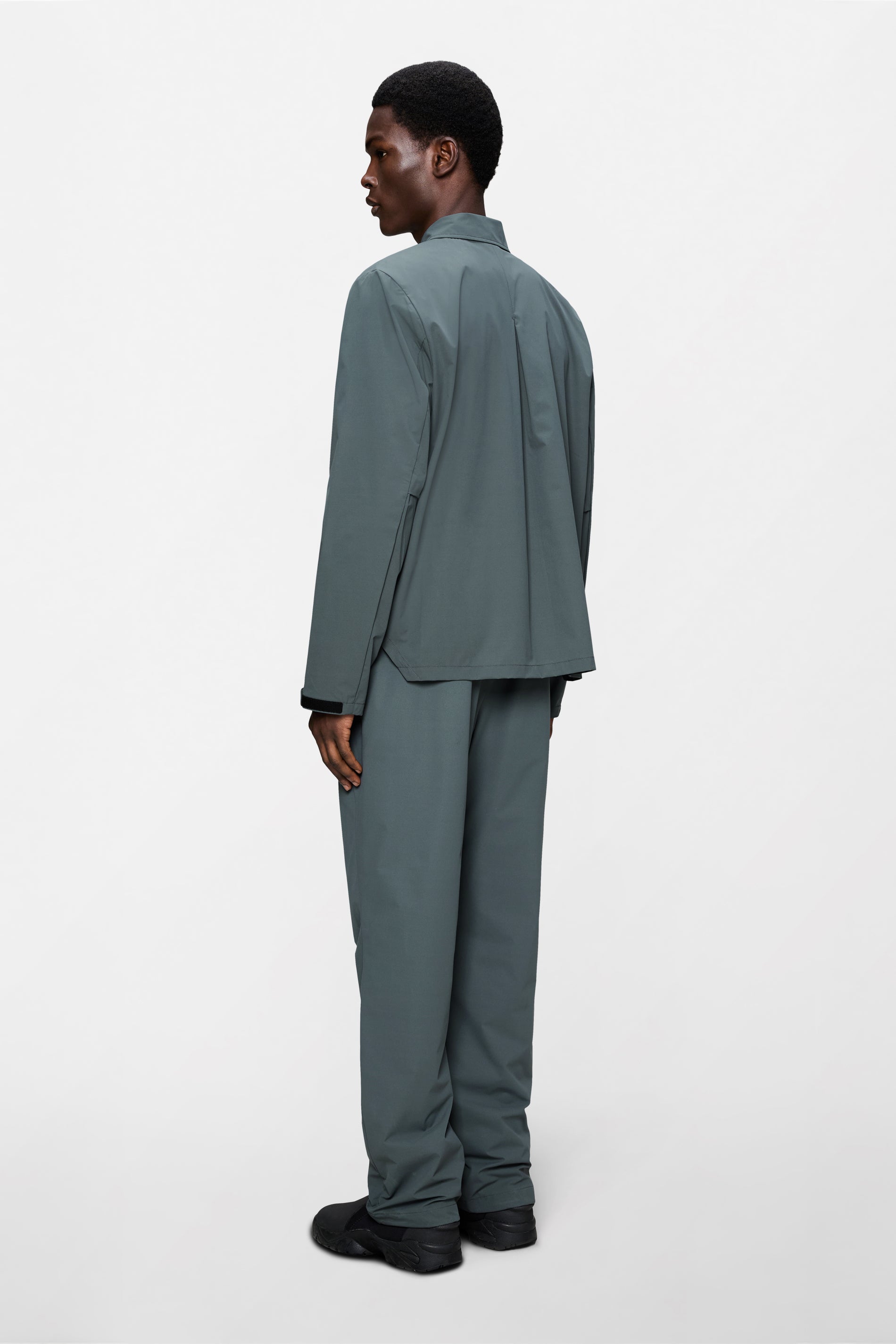 RAINS Mito Overshirt Dark Grey Long Sleeve