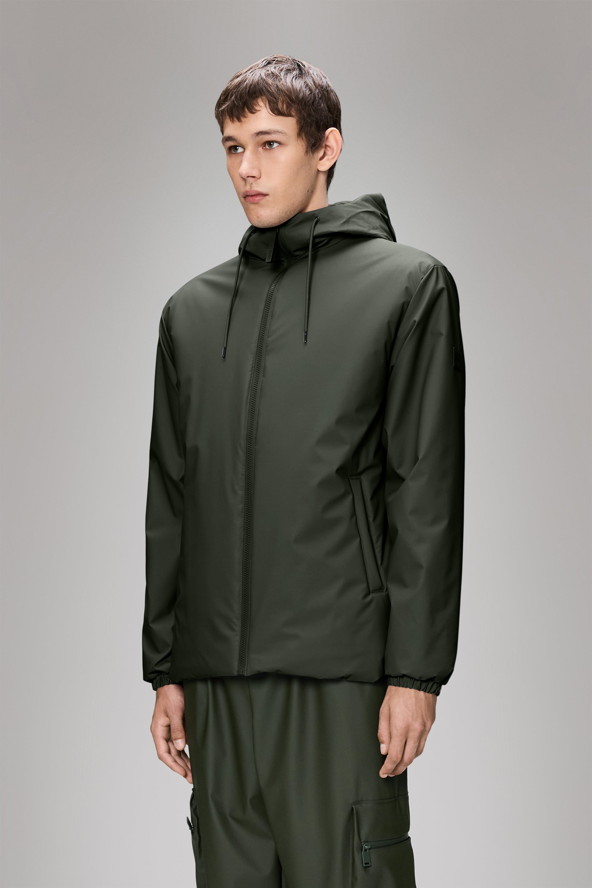 RAINS Lohja Insulated Jacket Green Jacket