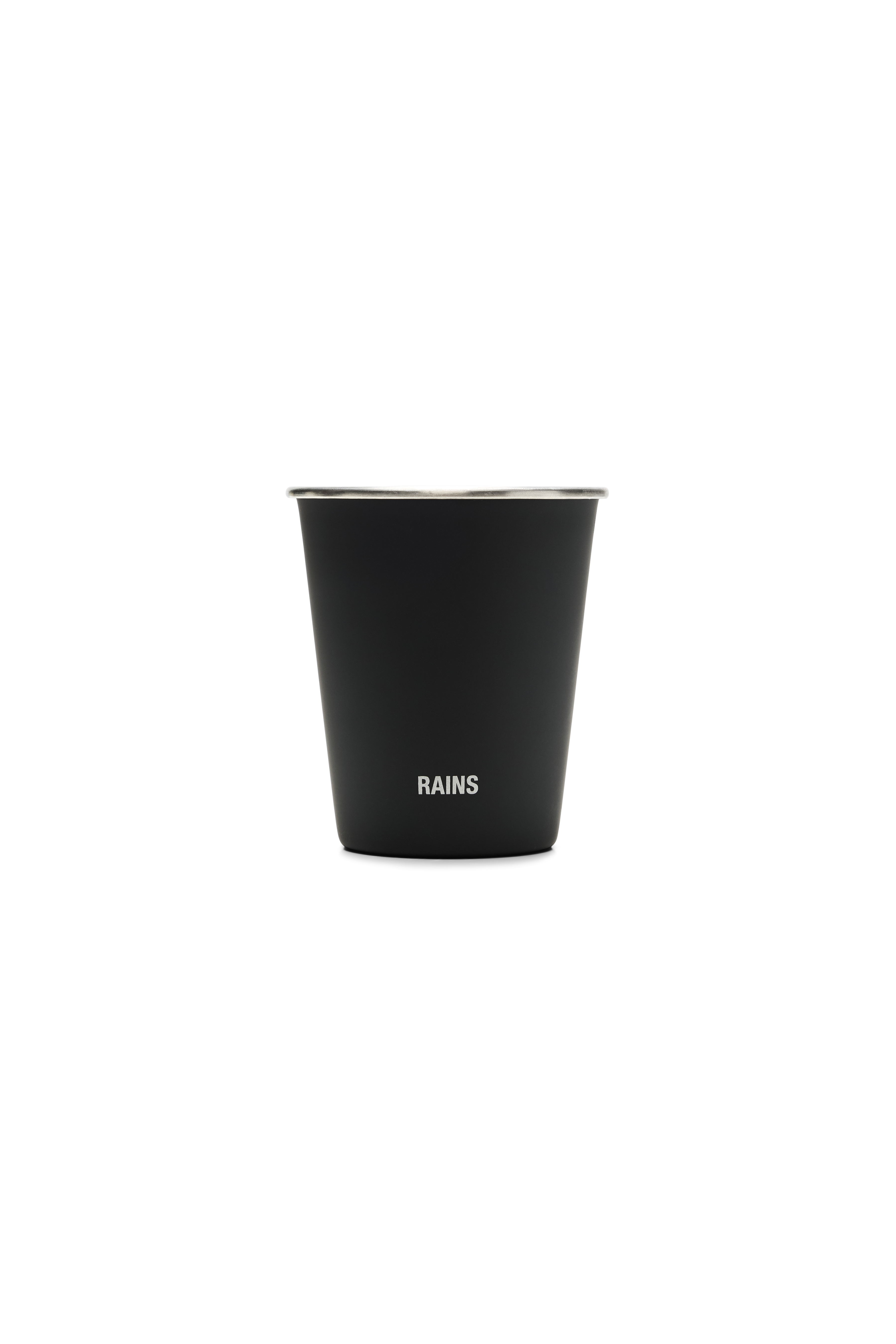 RAINS Stainless Steel 2-Pack Cups 250ml Black Coffee Mugs