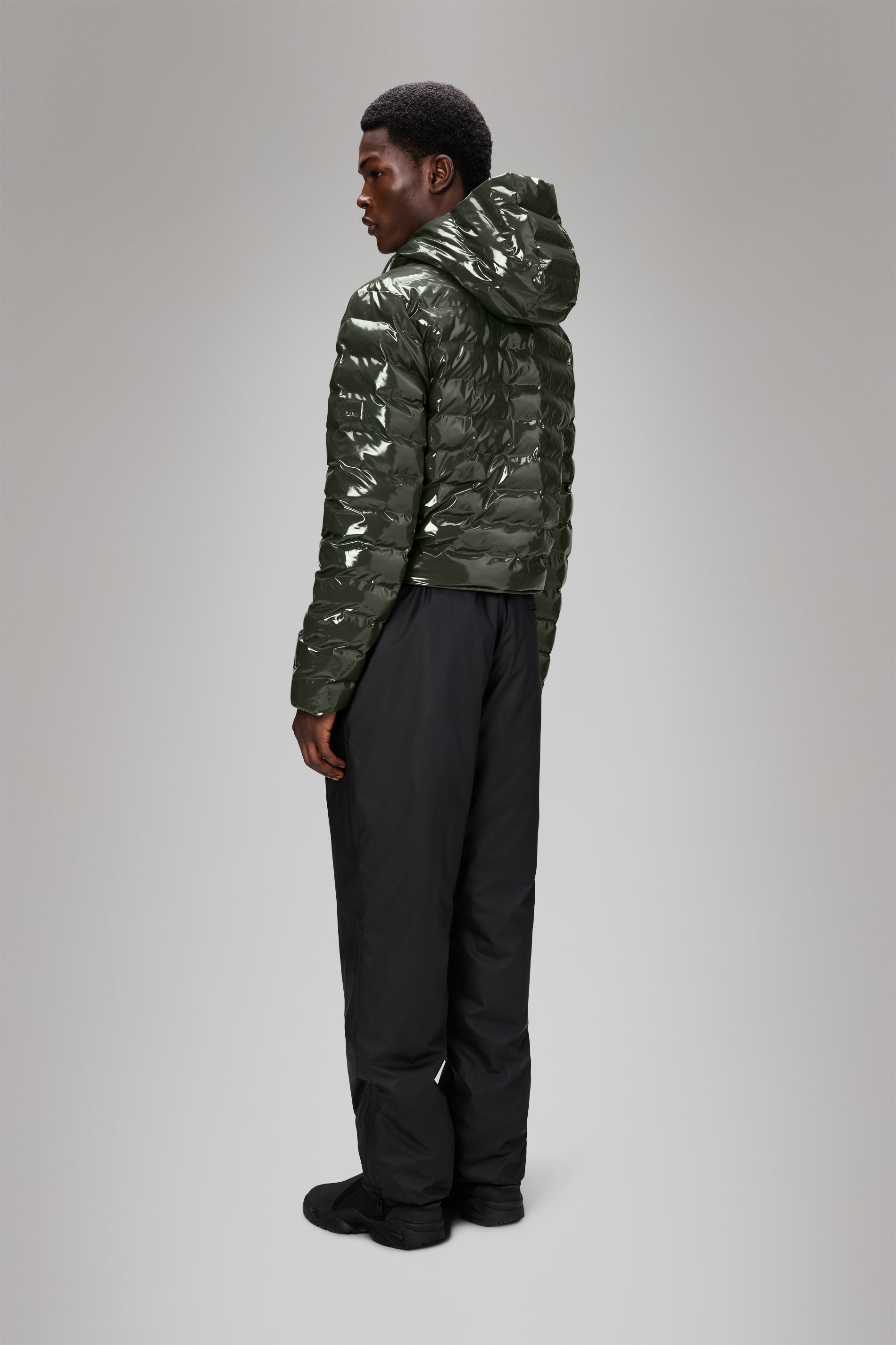 RAINS Lohja Short Puffer Jacket Swamp Jacket