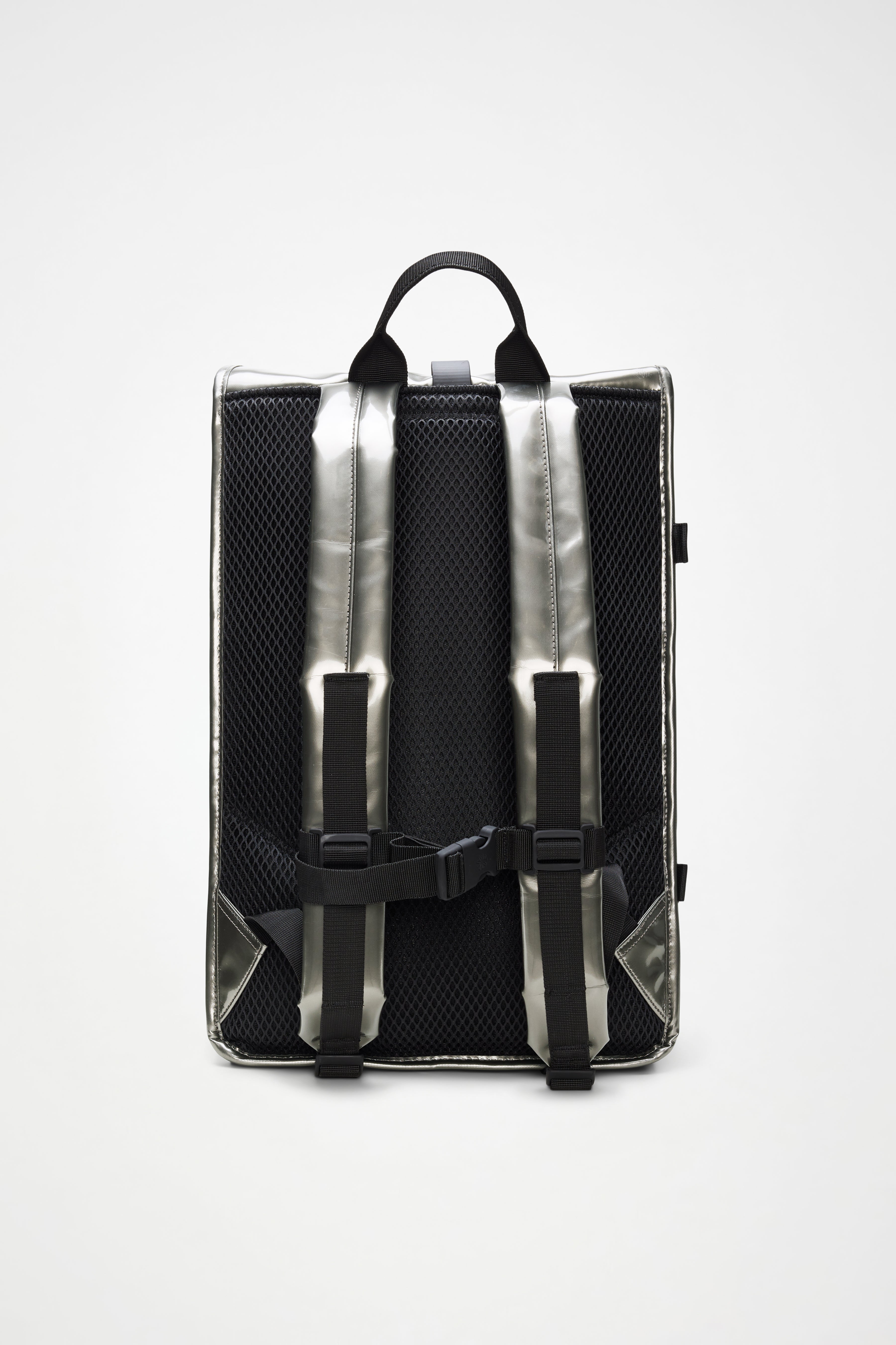 RAINS Rolltop Rucksack Large Raven 28L H63 x D14 x W32 cm Backpack