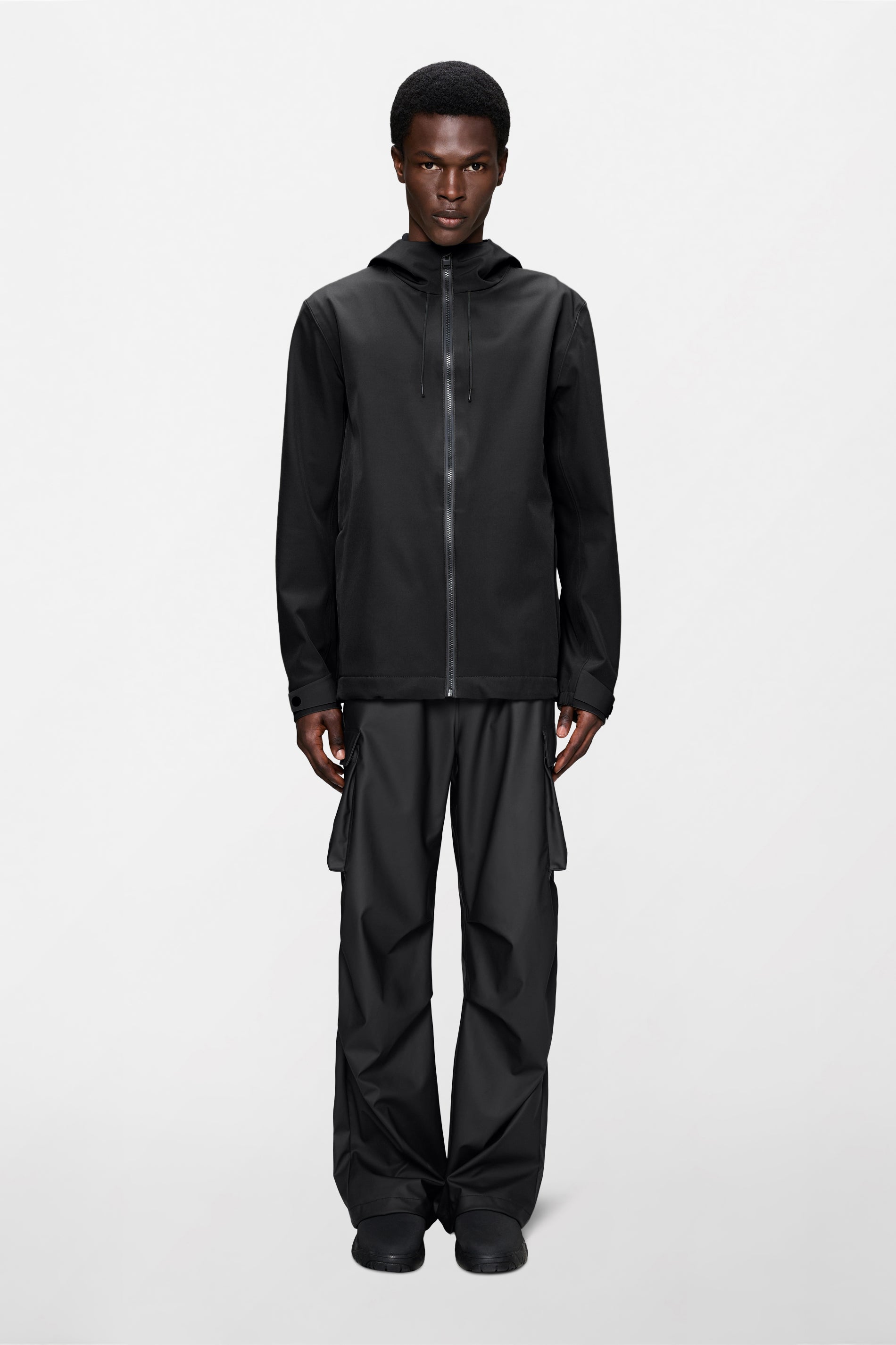 RAINS Suva Softshell Jacket Black Jacket
