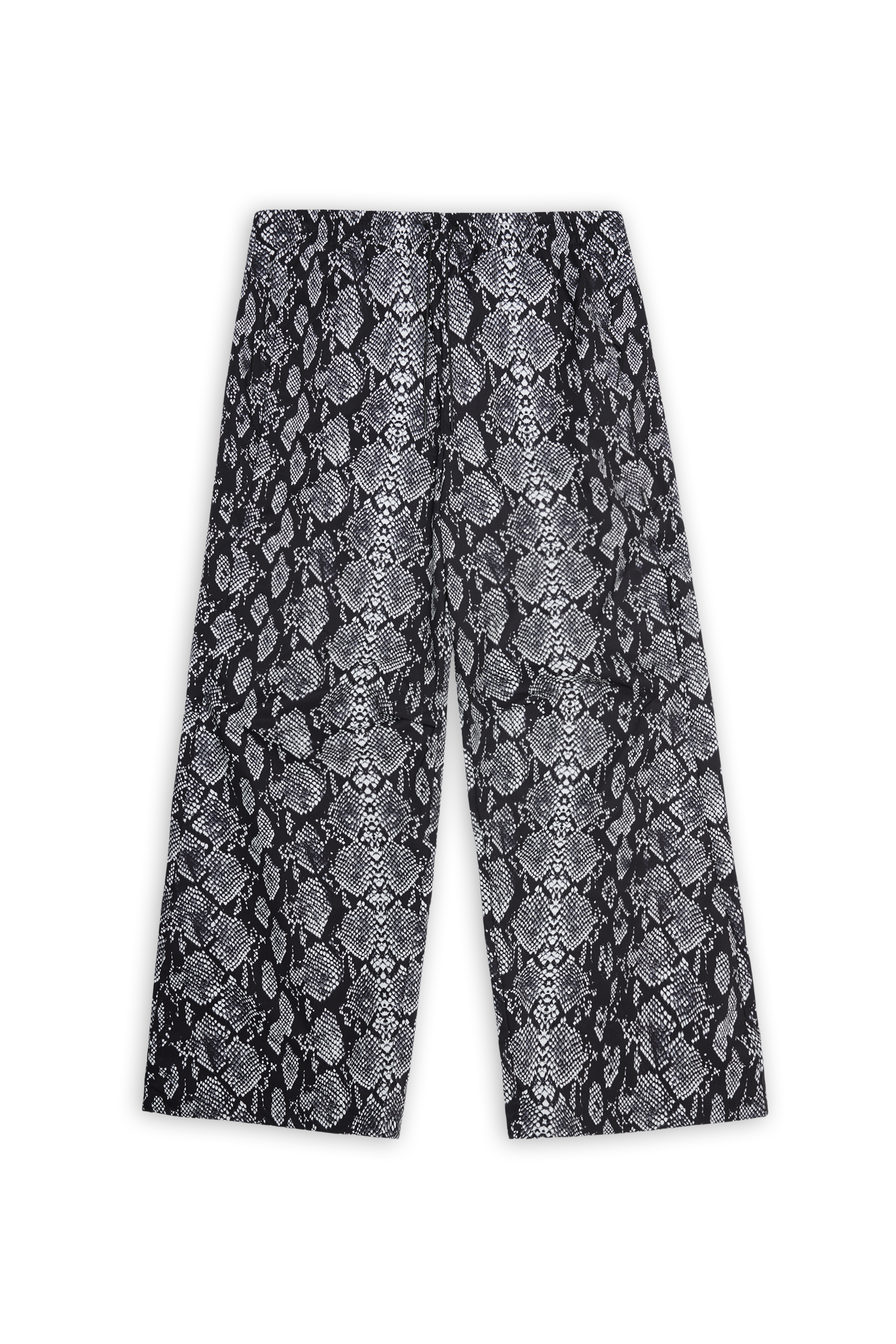 RAINS Snake Mito Pants Wide Black Pants