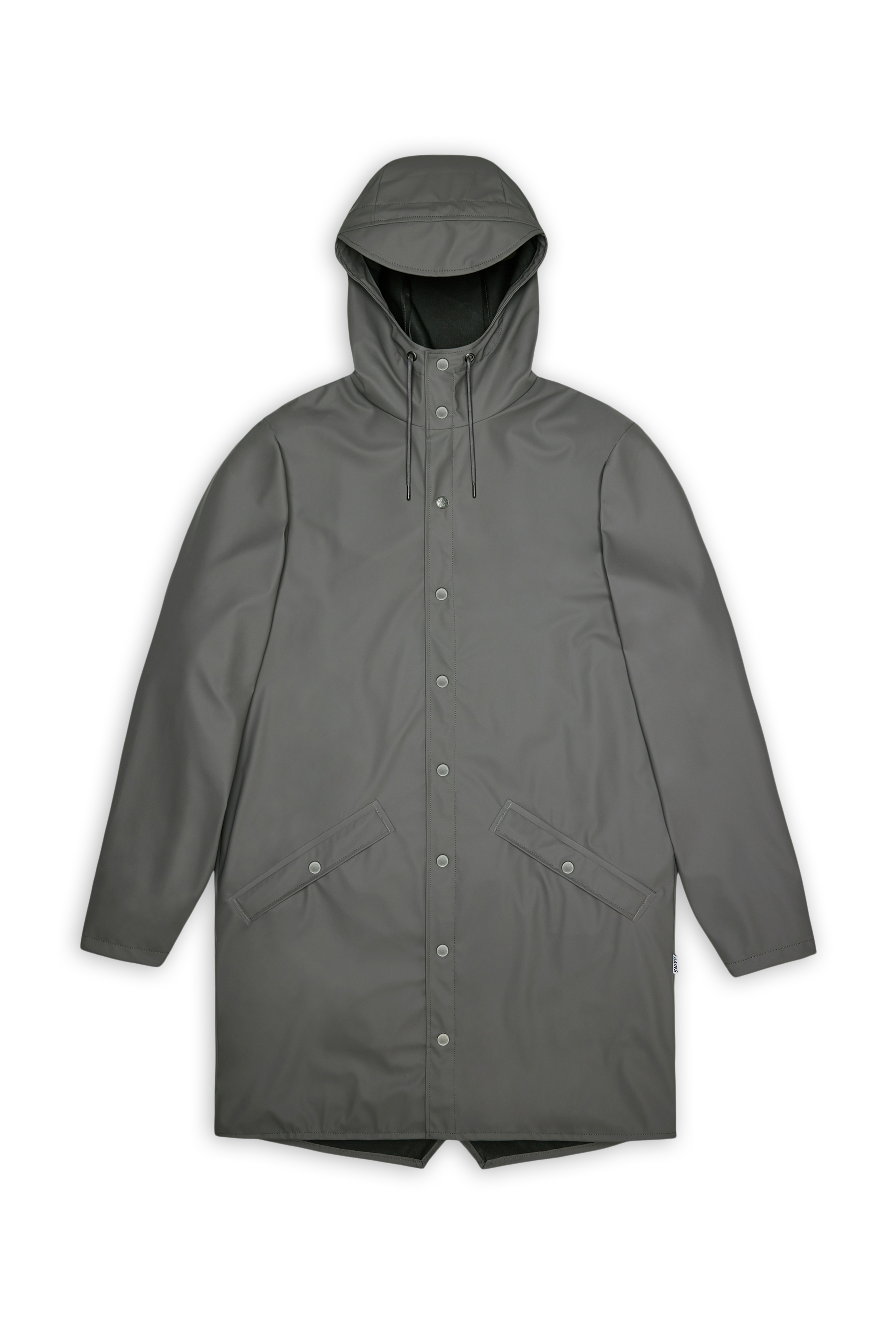 RAINS Long Jacket Grey Jacket