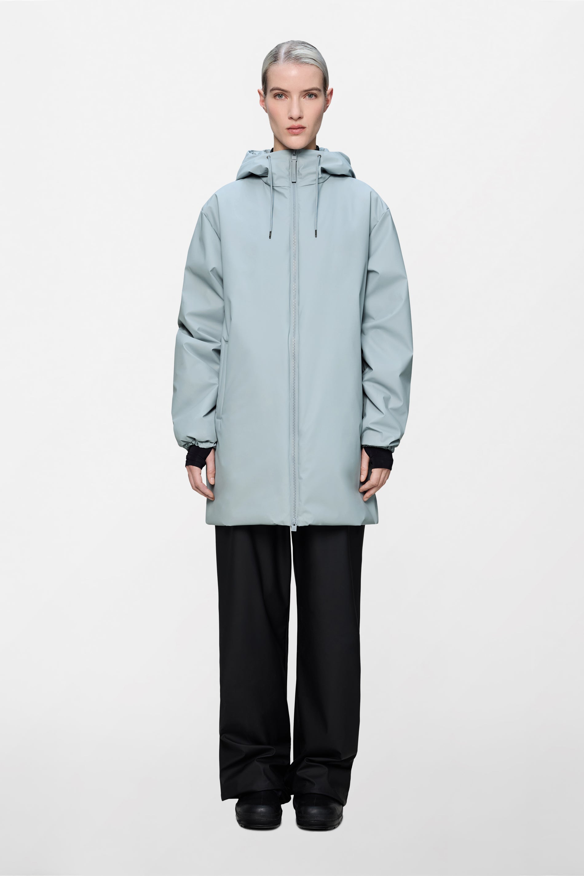 RAINS Lohja Long Insulated Jacket Pool Jacket