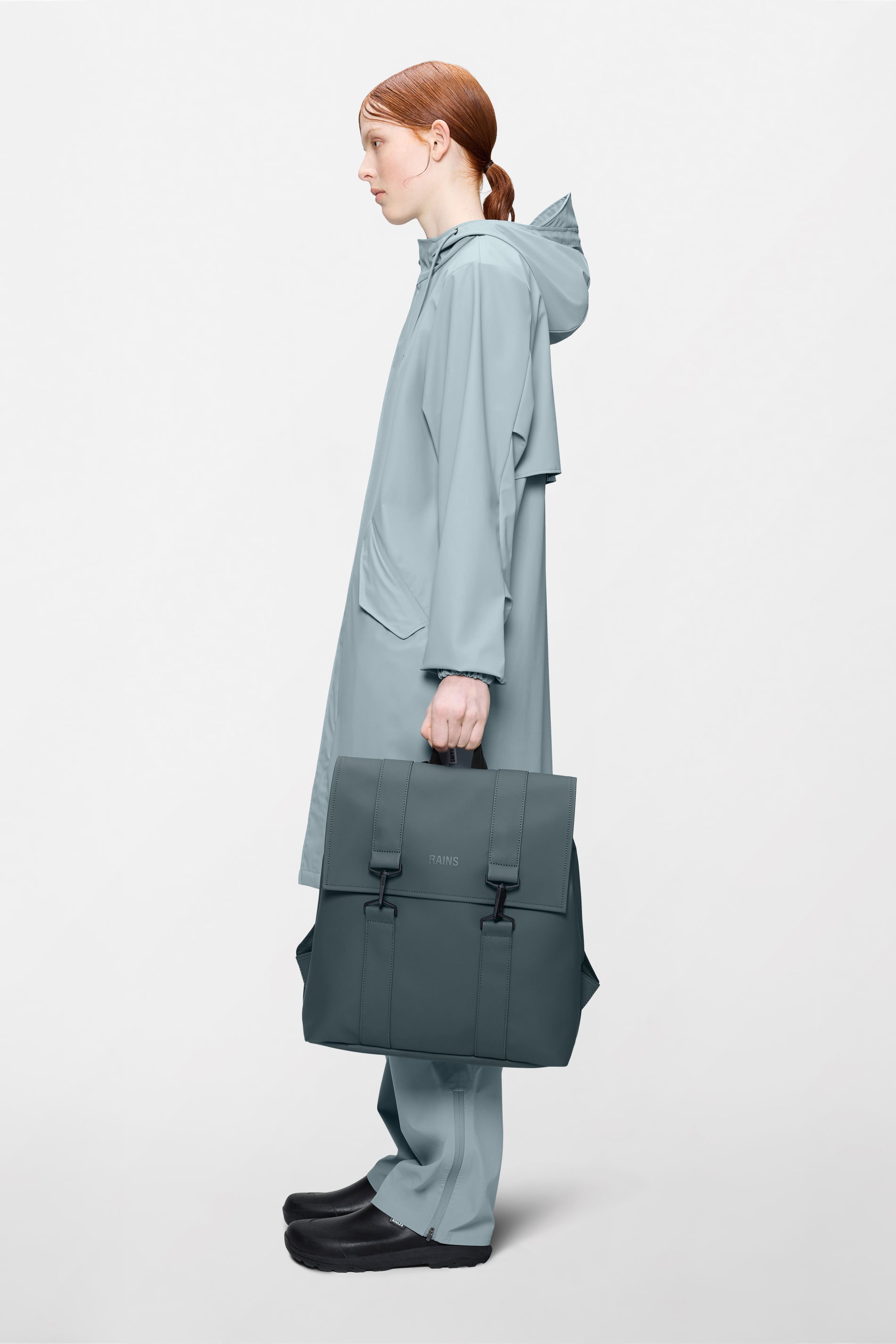 RAINS MSN Bag Dark Grey Backpack