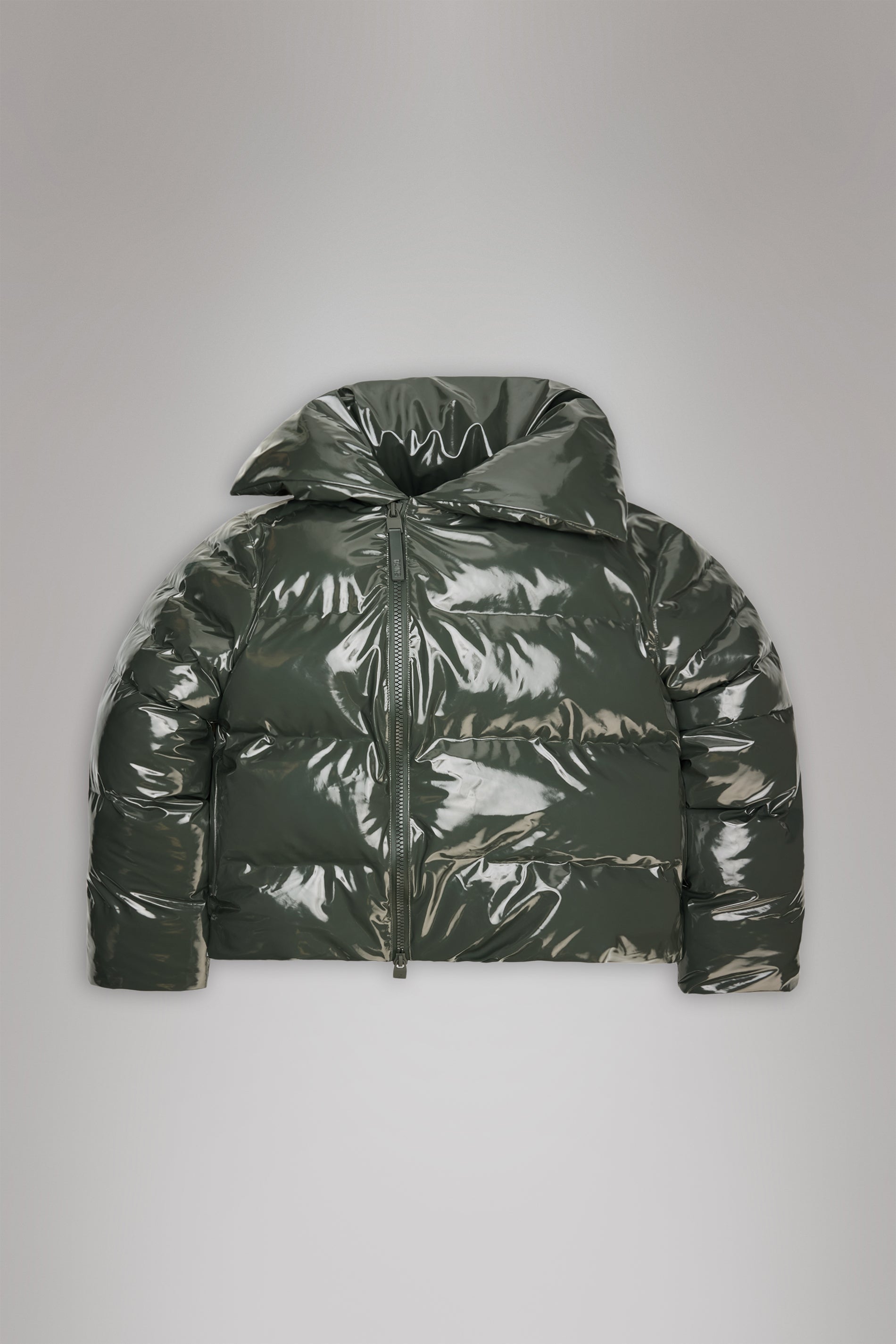 Rains Alta Vision Short Puffer Jacket Swamp Jacket