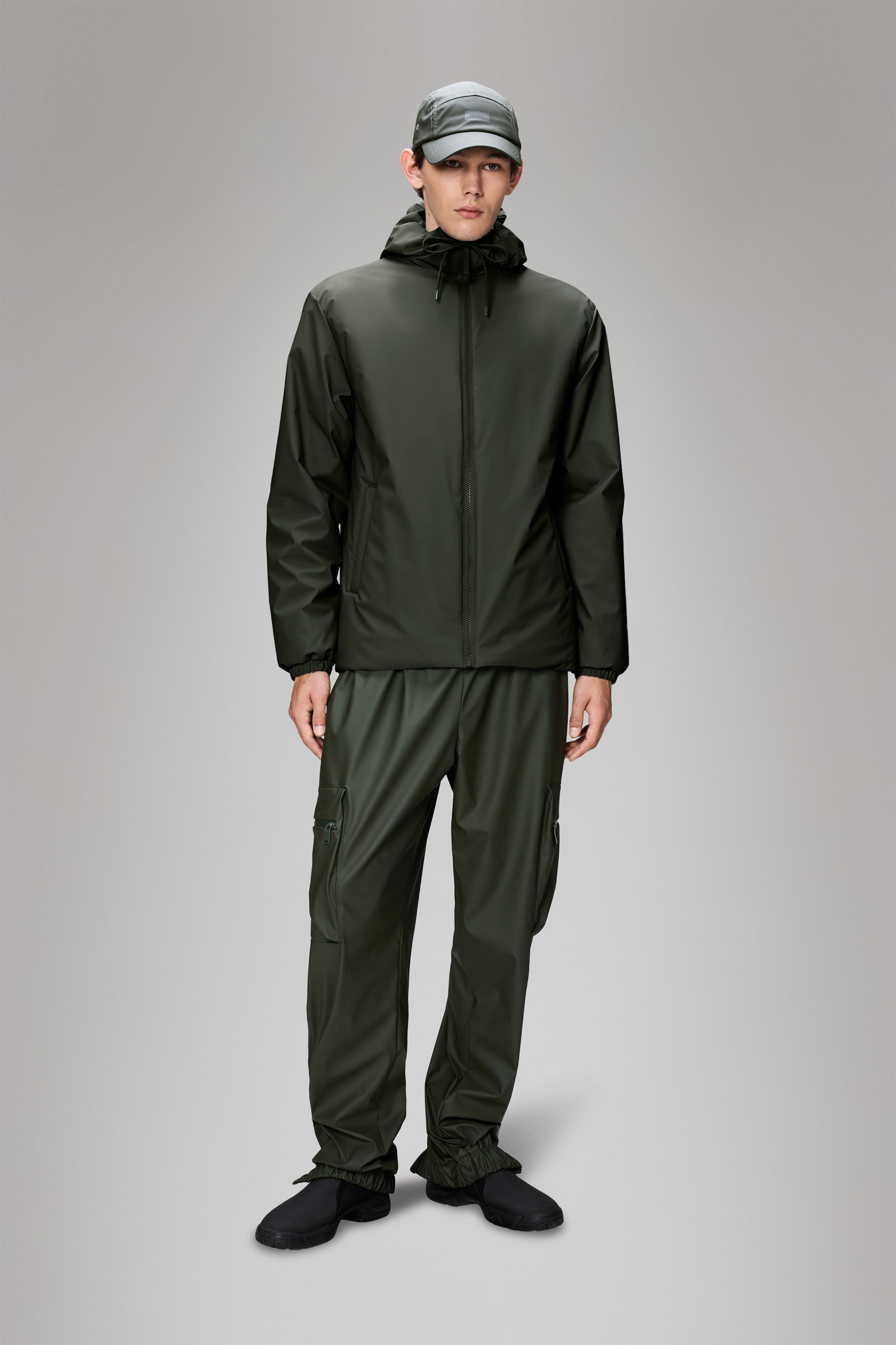 RAINS Lohja Insulated Jacket Green Jacket