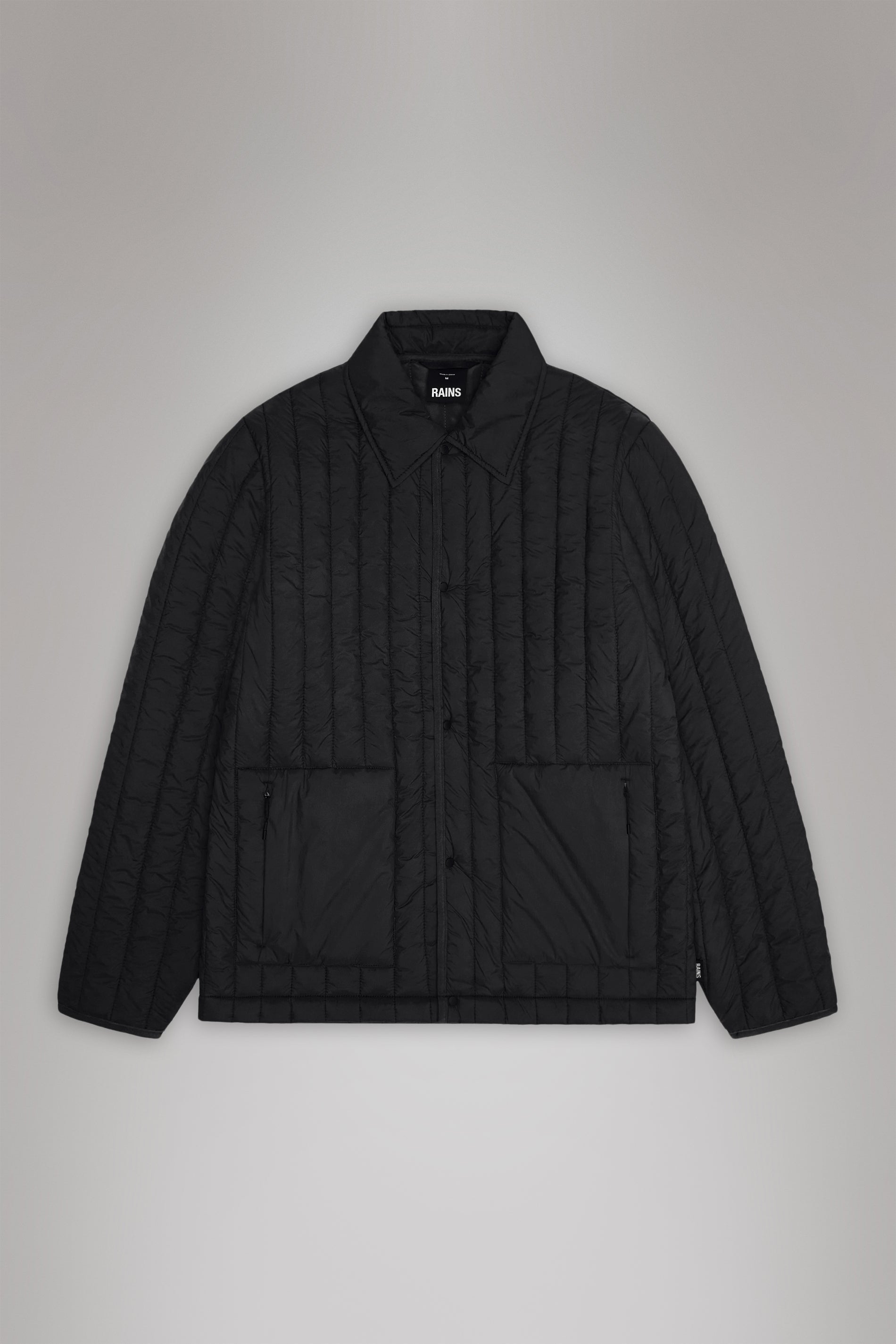 RAINS Banja Liner Overshirt Black Overshirt