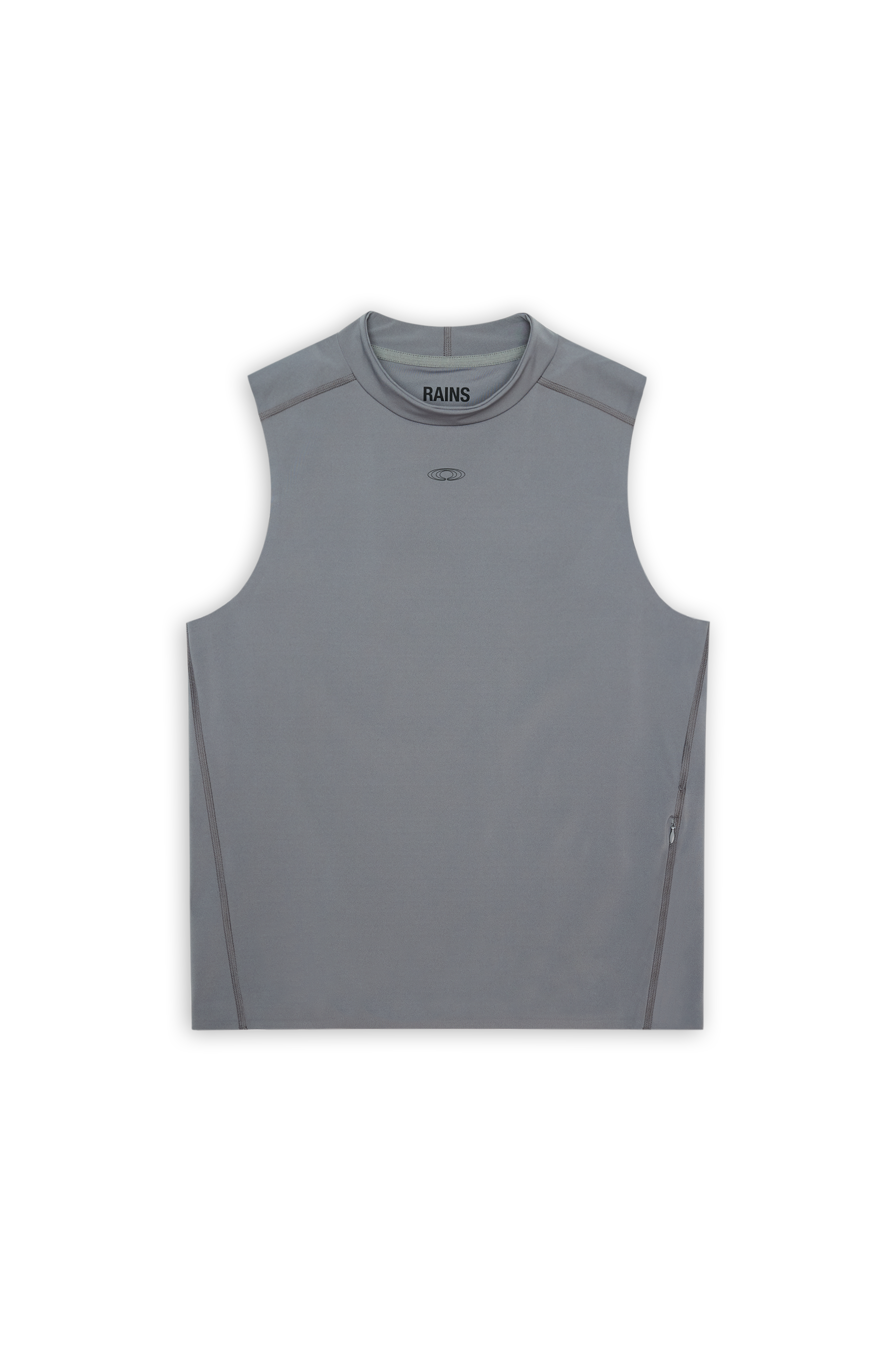 RAINS Warm Up Tank Top Shadow Short Sleeve