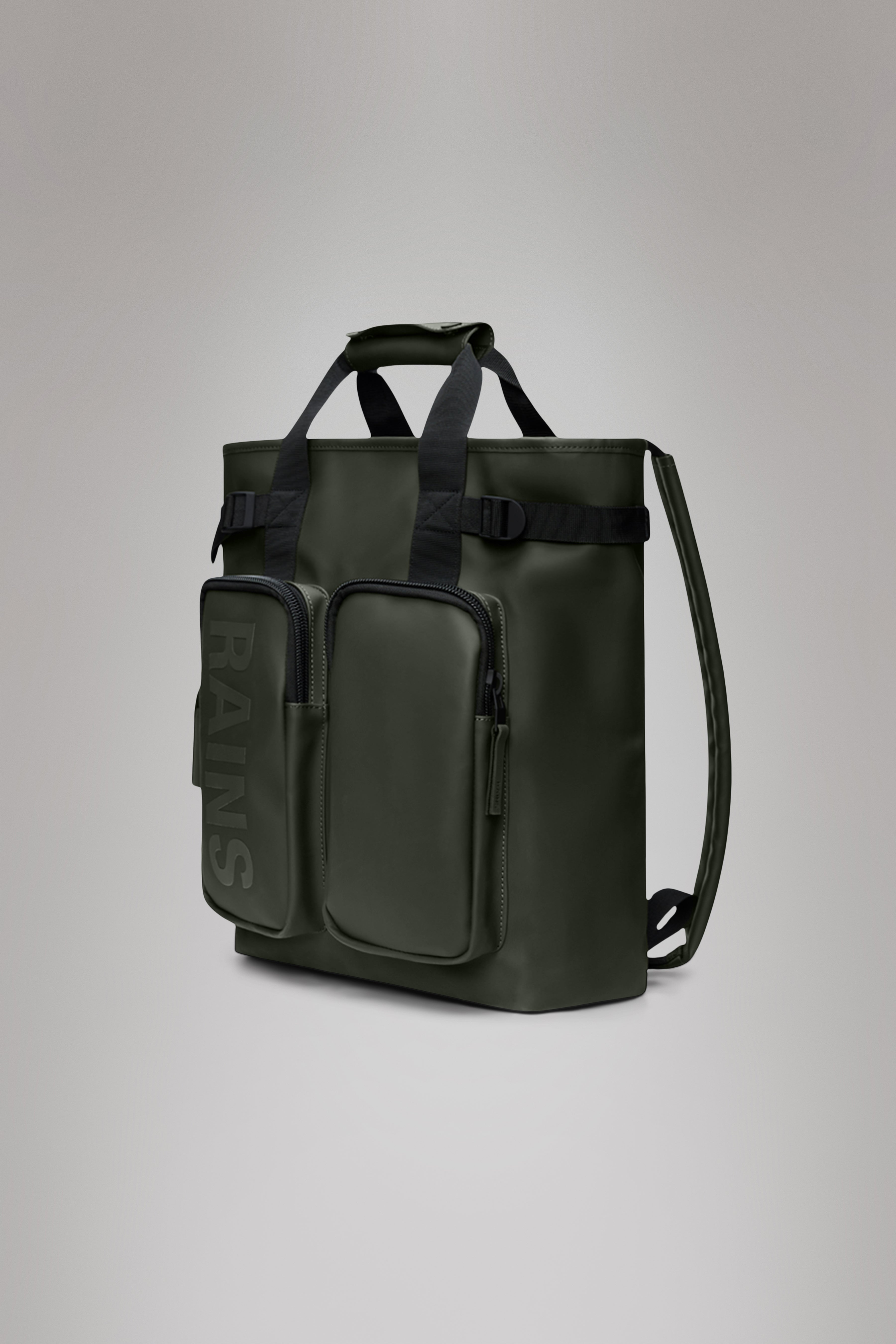 RAINS Texel Tote Backpack Green Backpack