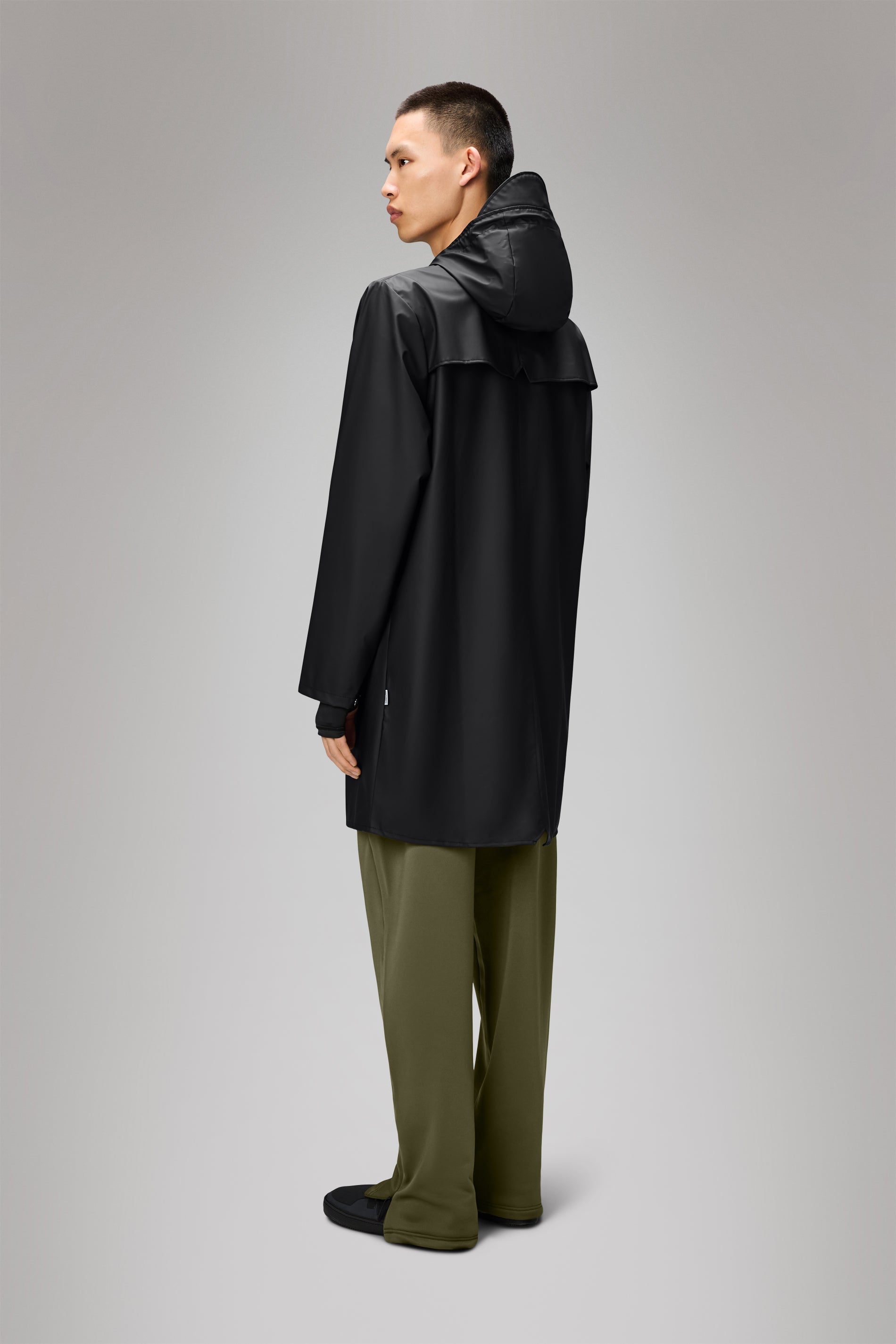 RAINS Long Jacket Black Jacket