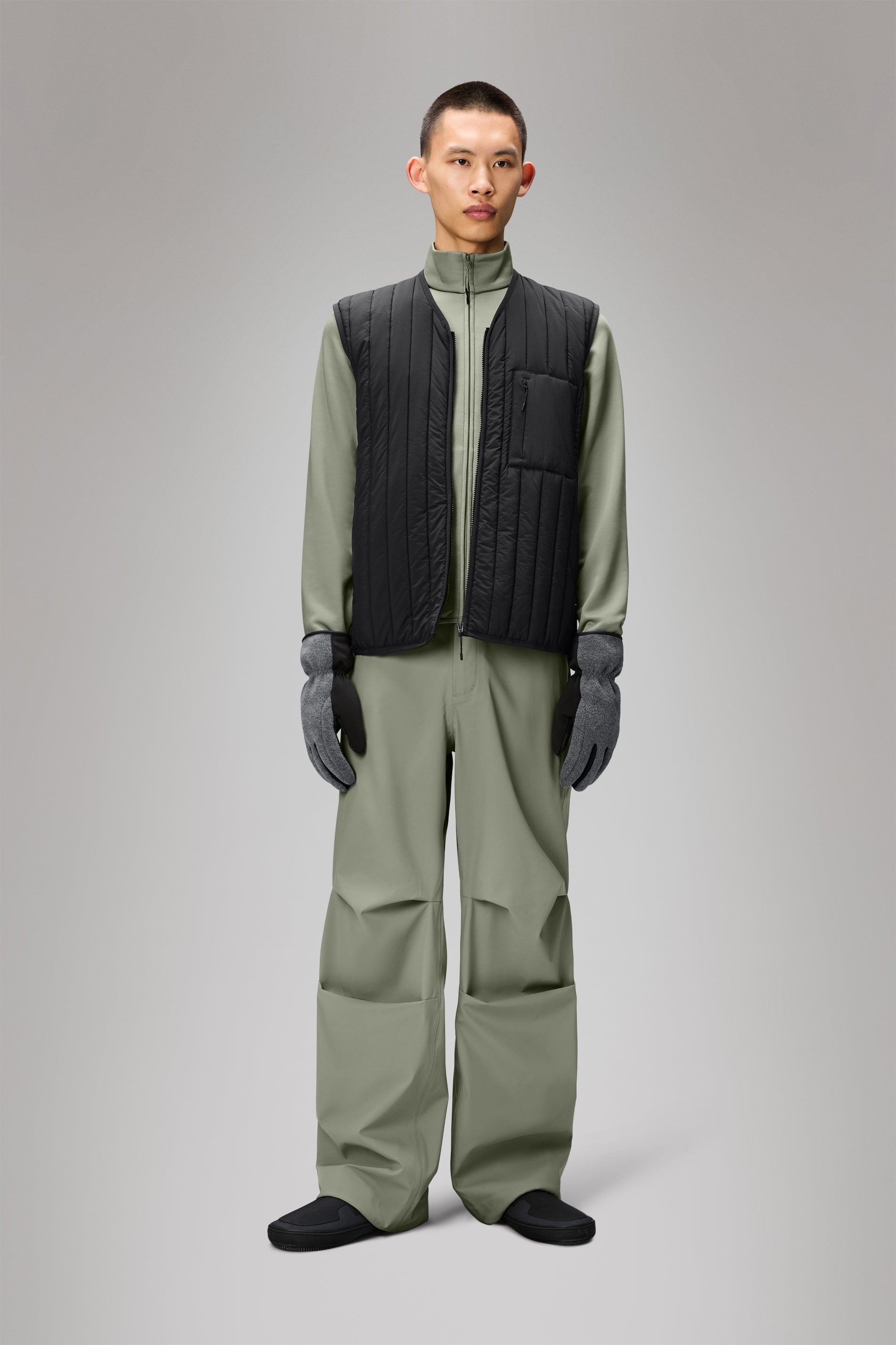 Rains Banja Liner Vest Black Vest