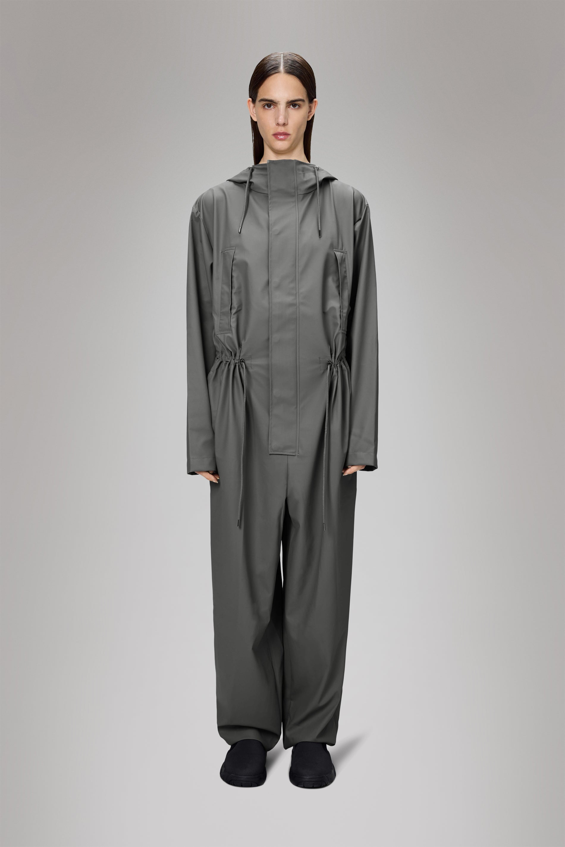 RAINS Jumpsuit Regular Grey Jumpsuit