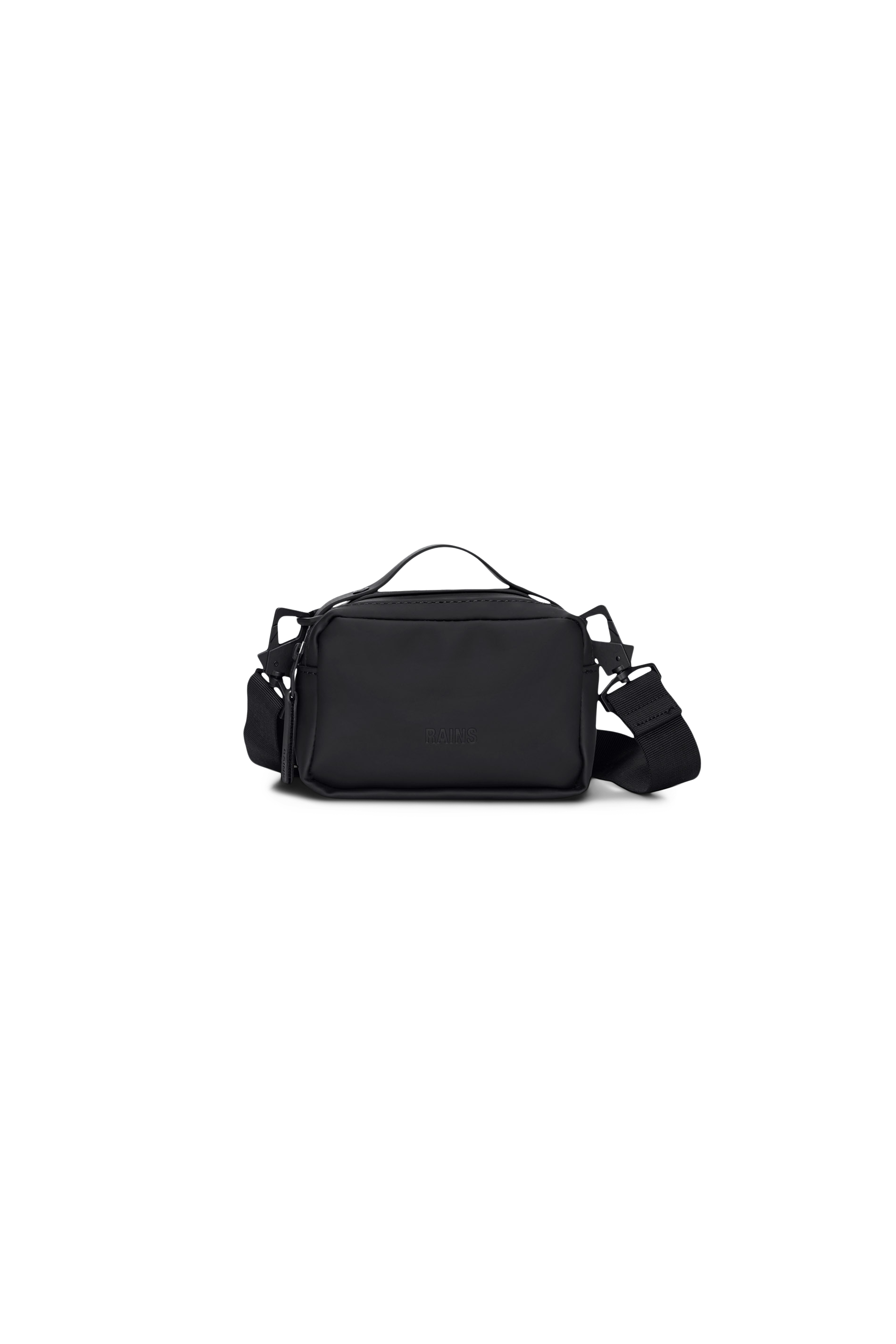 RAINS Box Bag Micro Black Crossbody