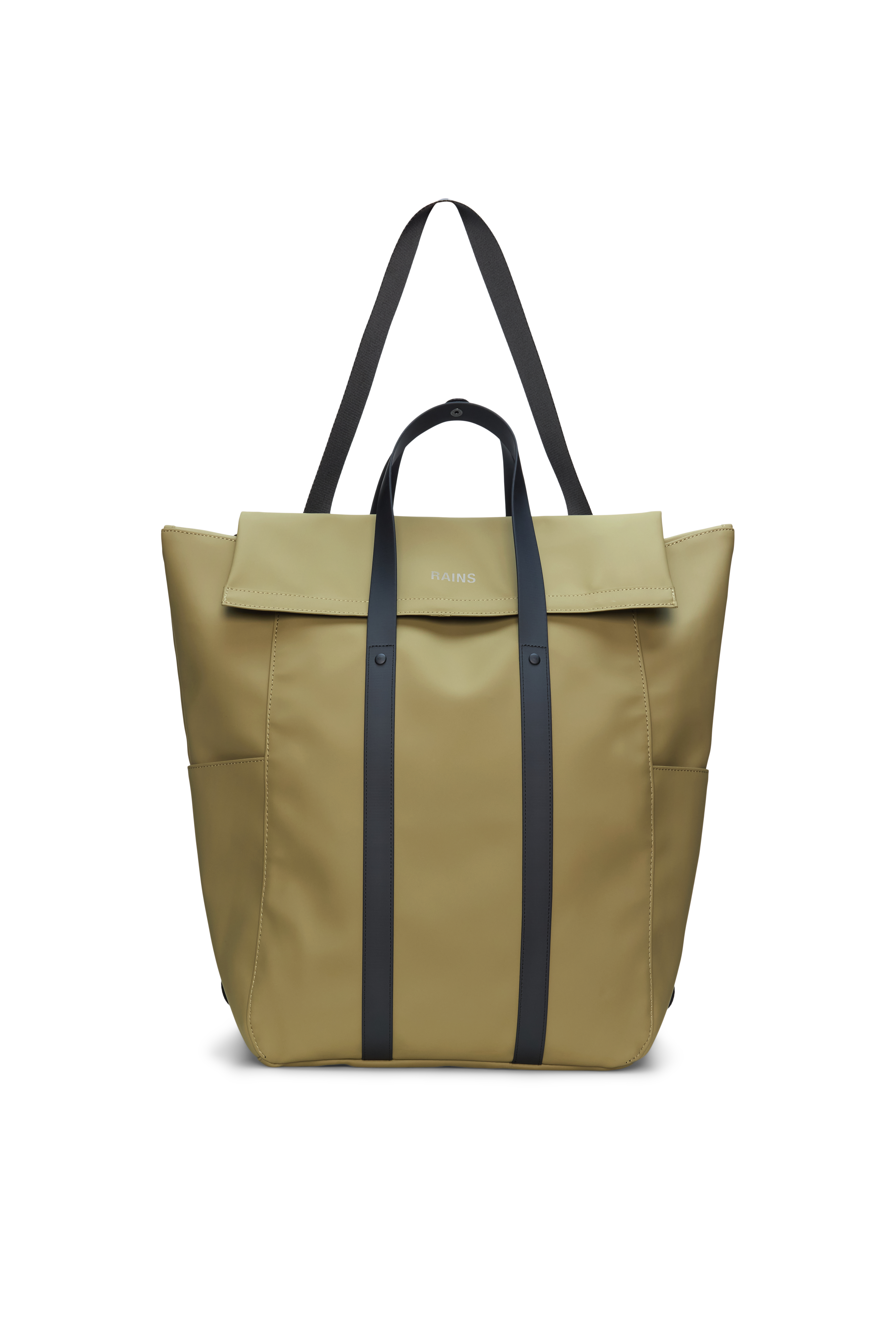 RAINS 2 Way Tote Bag Large Fawn Tote