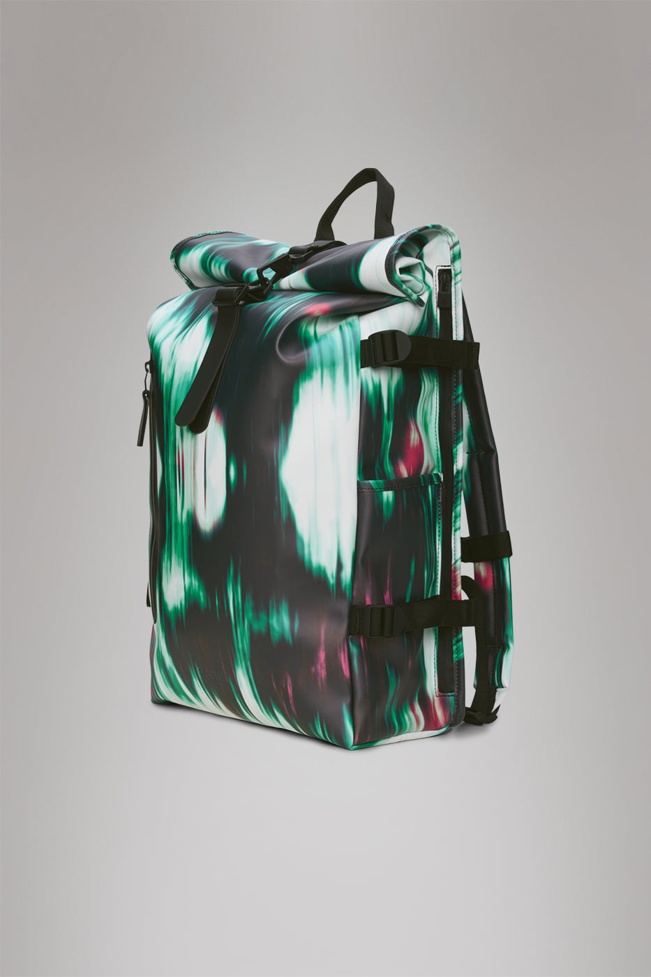 RAINS Rolltop Rucksack Large Blur Backpack