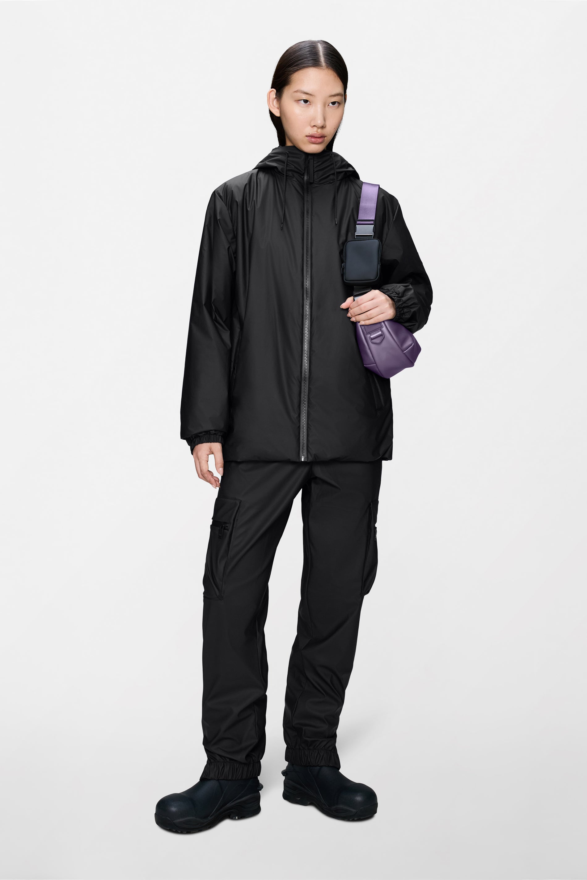 RAINS Lohja Insulated Jacket Black Jacket