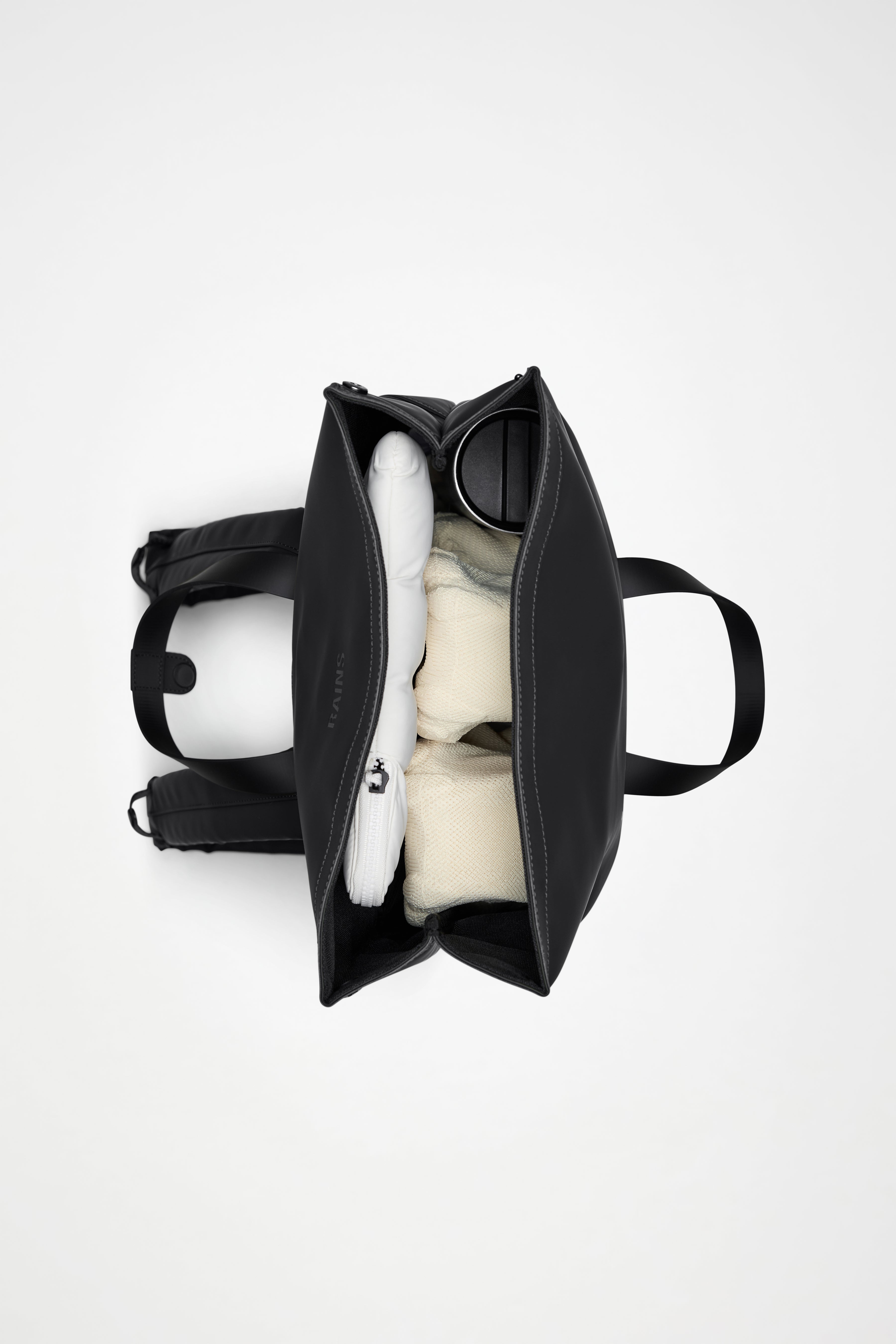 RAINS 2 Way Tote Backpack Raven 15L H42 x D12 x W30 cm Backpack