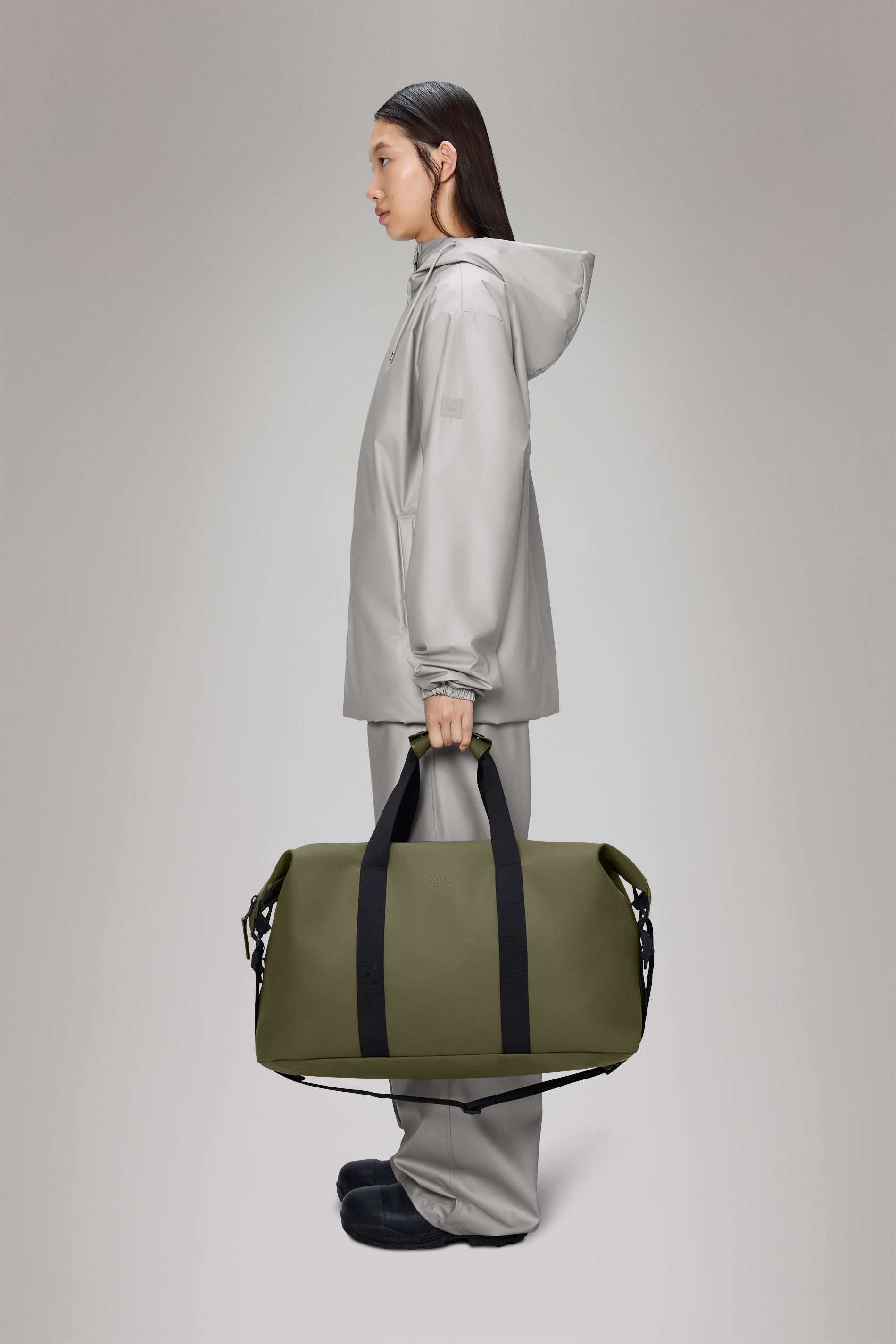 RAINS Hilo Weekend Bag Marsh 36L H39 x D26 x W52 cm Weekender