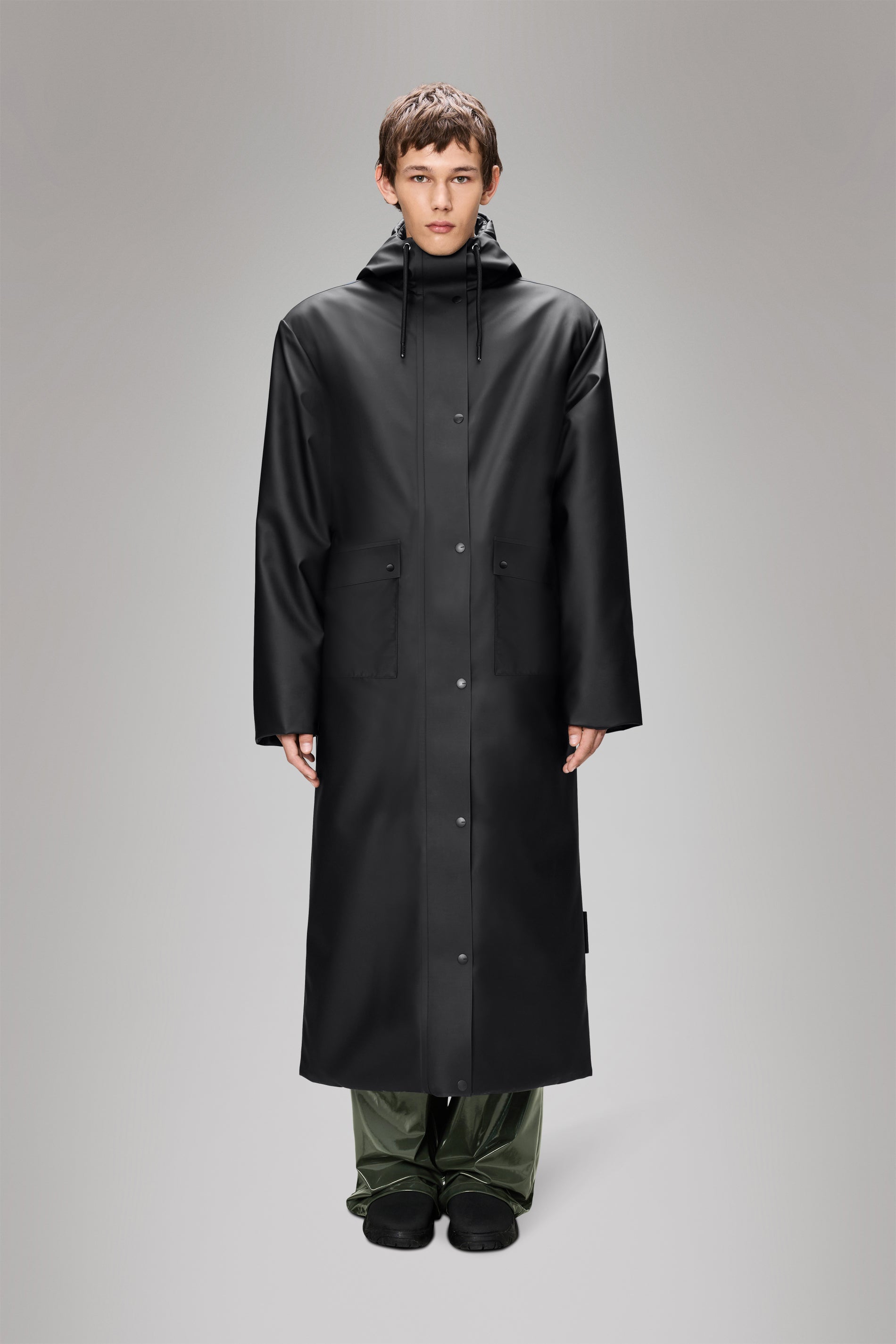 RAINS Nome Vision Longest Jacket Black Jacket